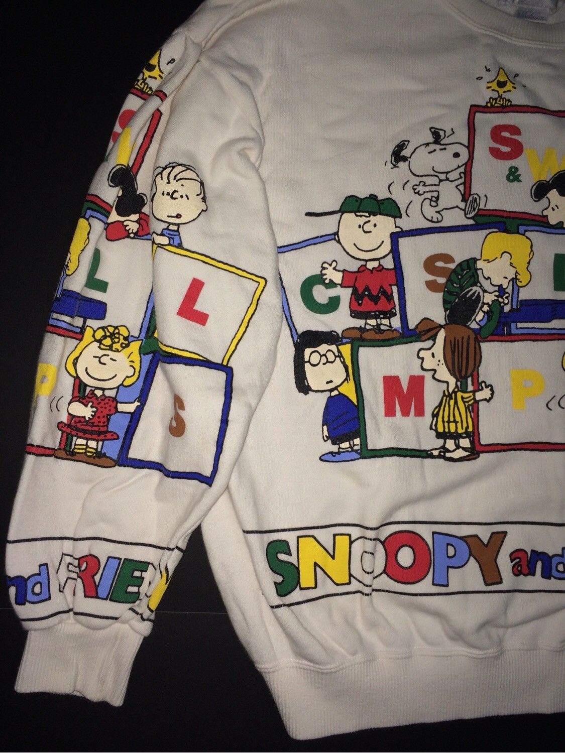 Peanuts × Vintage Peanuts Fullprint Made In Japan Crewneck Sweatshirt Size US M / EU 48-50 / 2 - 3 Thumbnail