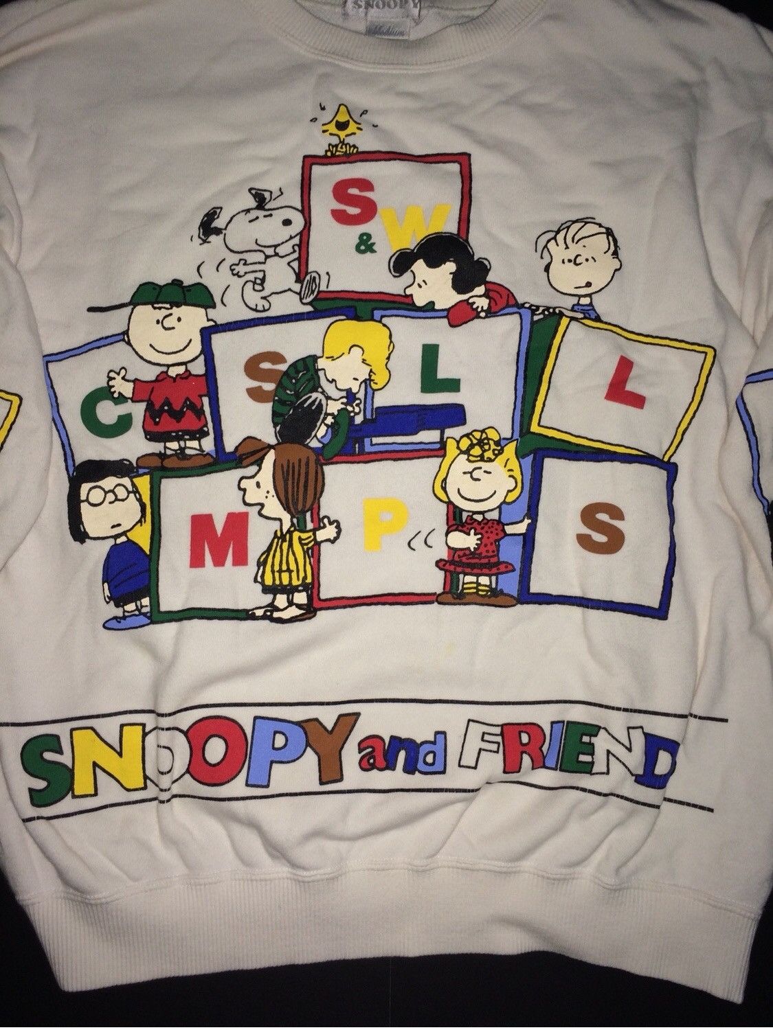 Peanuts × Vintage Peanuts Fullprint Made In Japan Crewneck Sweatshirt Size US M / EU 48-50 / 2 - 2 Thumbnail