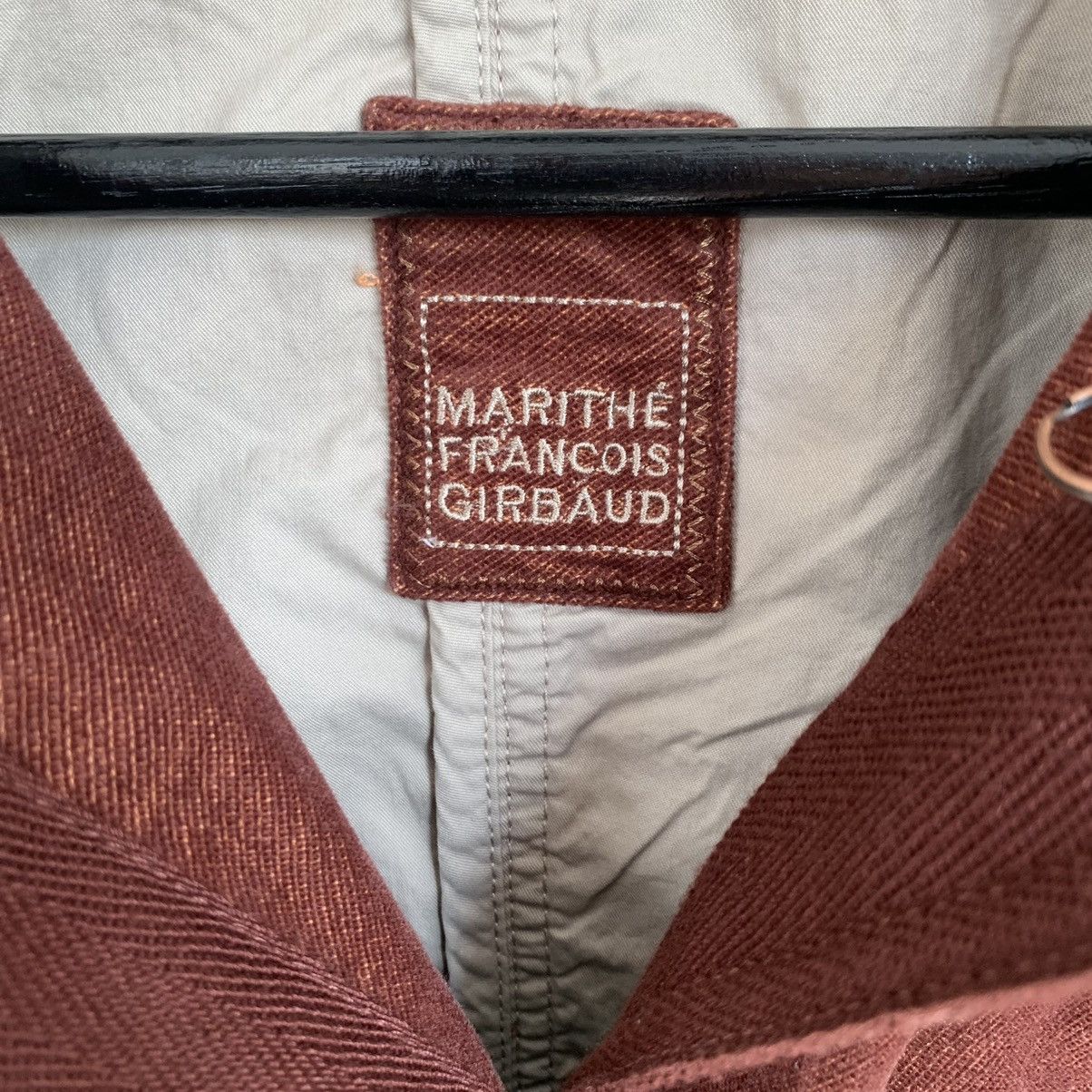 Marithe + Francois Girbaud 🔴 Marithe Francois Girbaud Jacket Blazer Strap Brown 90s Size M / US 6-8 / IT 42-44 - 6 Thumbnail