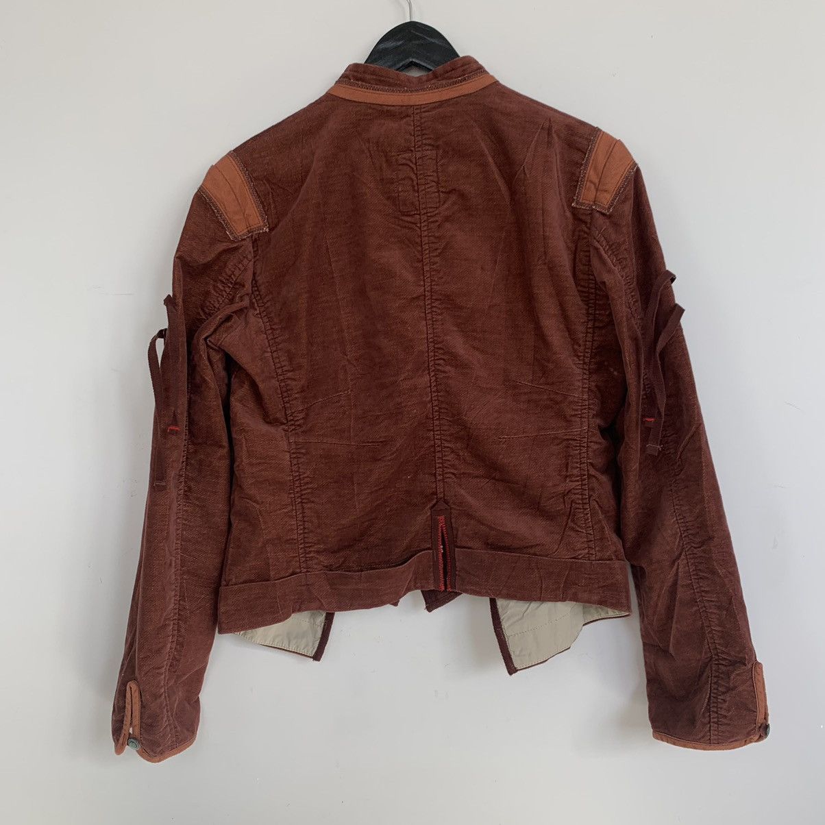 Marithe + Francois Girbaud 🔴 Marithe Francois Girbaud Jacket Blazer Strap Brown 90s Size M / US 6-8 / IT 42-44 - 5 Thumbnail