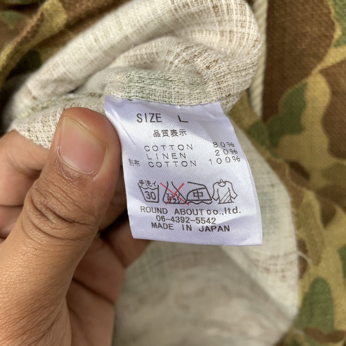 Japanese Brand Made In Japan Hibeck Hoodie Camouflage Lightweight Jacket Size US M / EU 48-50 / 2 - 6 Thumbnail