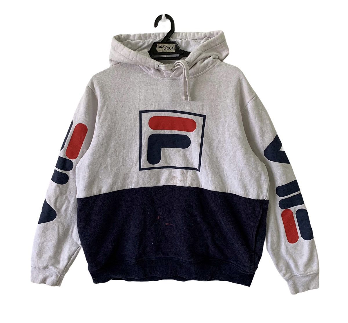 Fila × Vintage Vintage Fila Big Logo Pullover Hoodie Sweatshirt Size US M / EU 48-50 / 2 - 1 Thumbnail