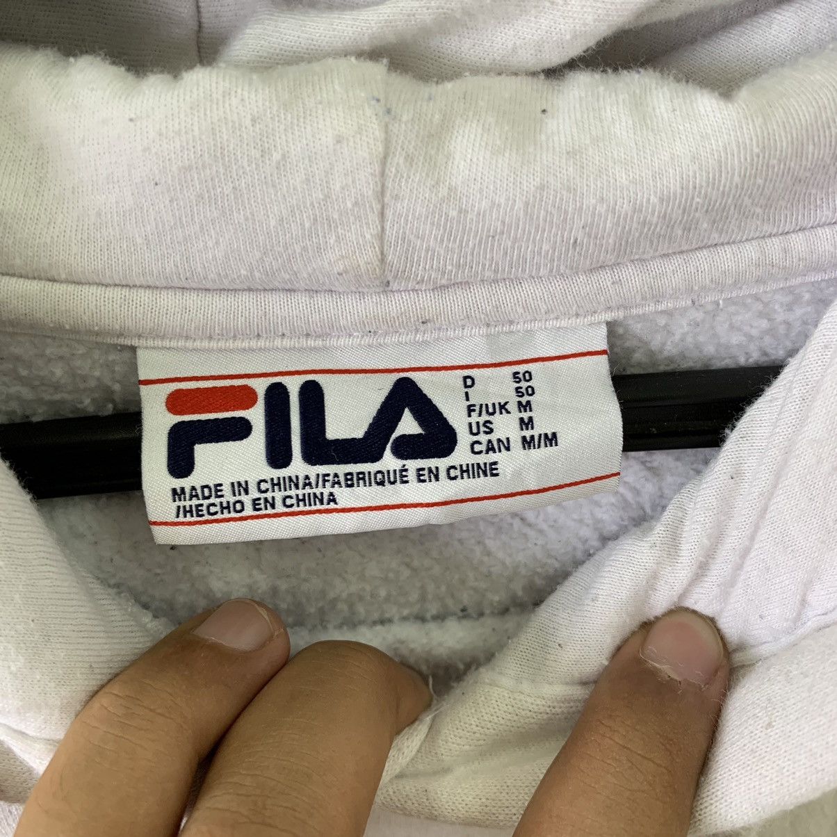 Fila × Vintage Vintage Fila Big Logo Pullover Hoodie Sweatshirt Size US M / EU 48-50 / 2 - 5 Thumbnail