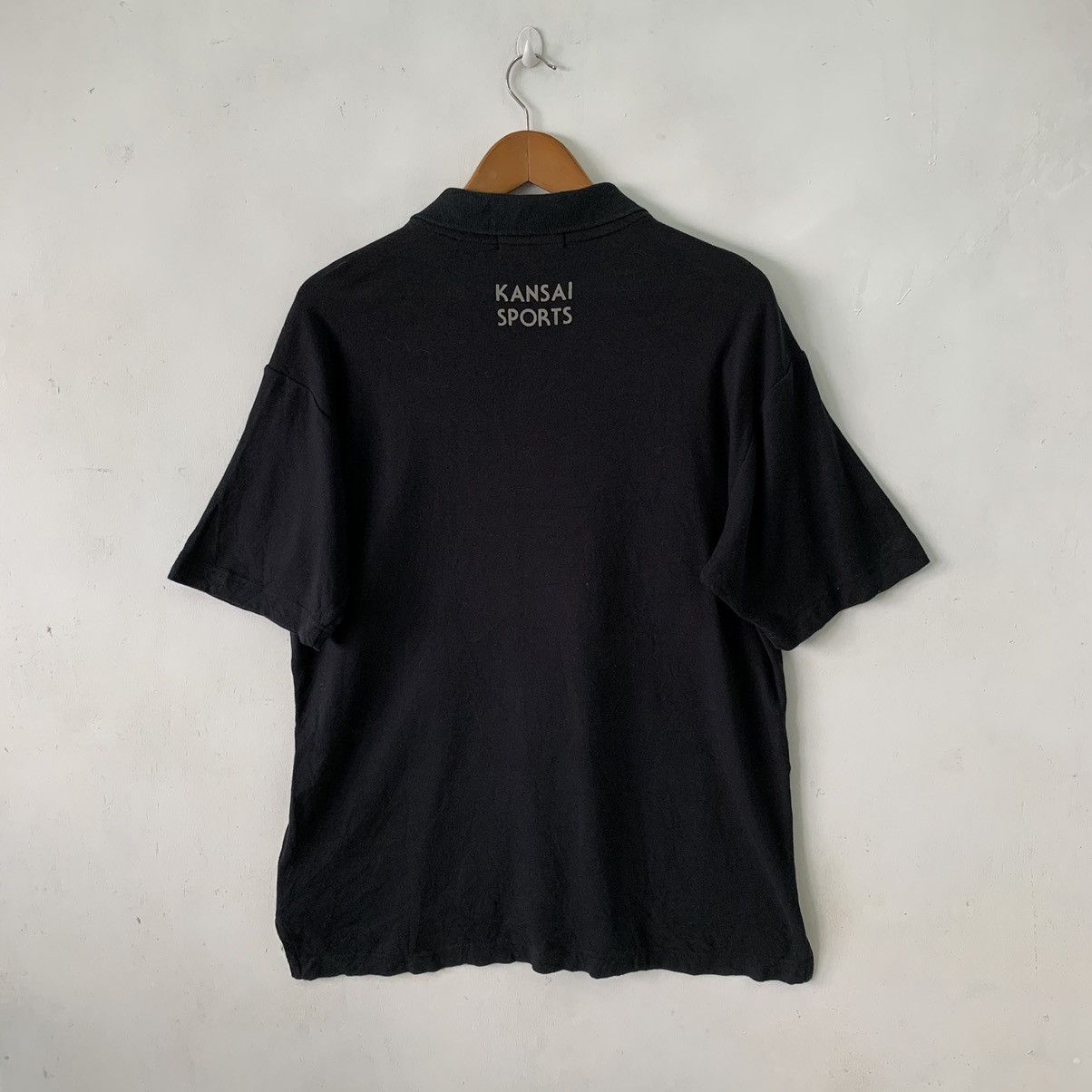 Kansai Yamamoto × Vintage Kansai Yamamoto Dragon Painter Splash Design Polo Shirt Size US L / EU 52-54 / 3 - 4 Thumbnail