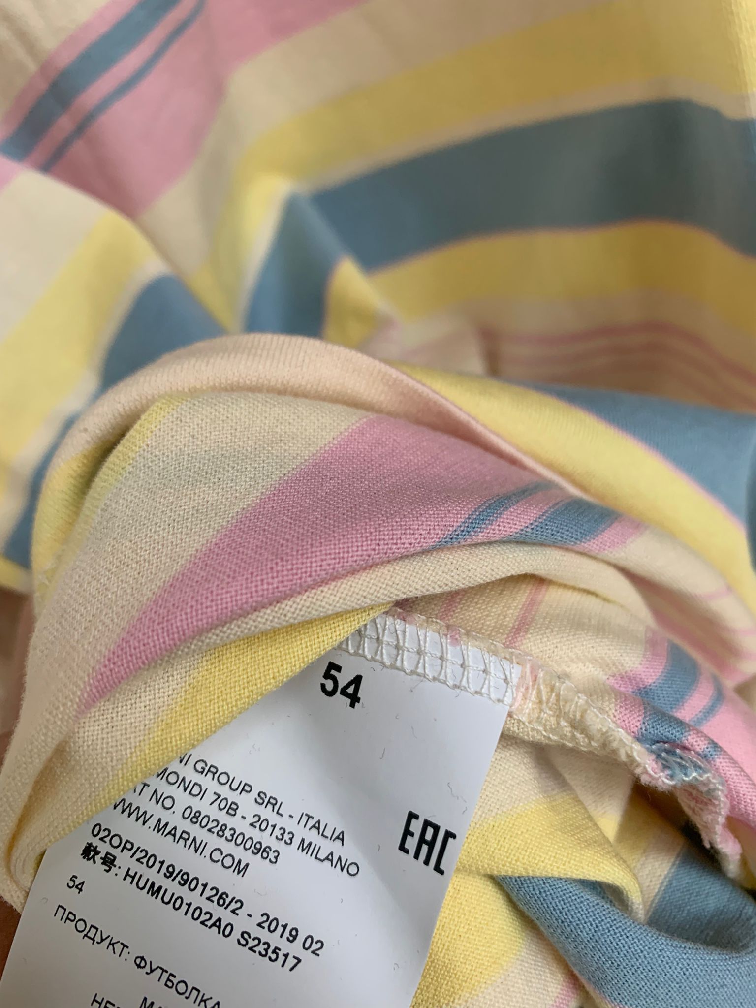 Marni Tee, LS in Multicolor Size US L / EU 52-54 / 3 - 15 Thumbnail