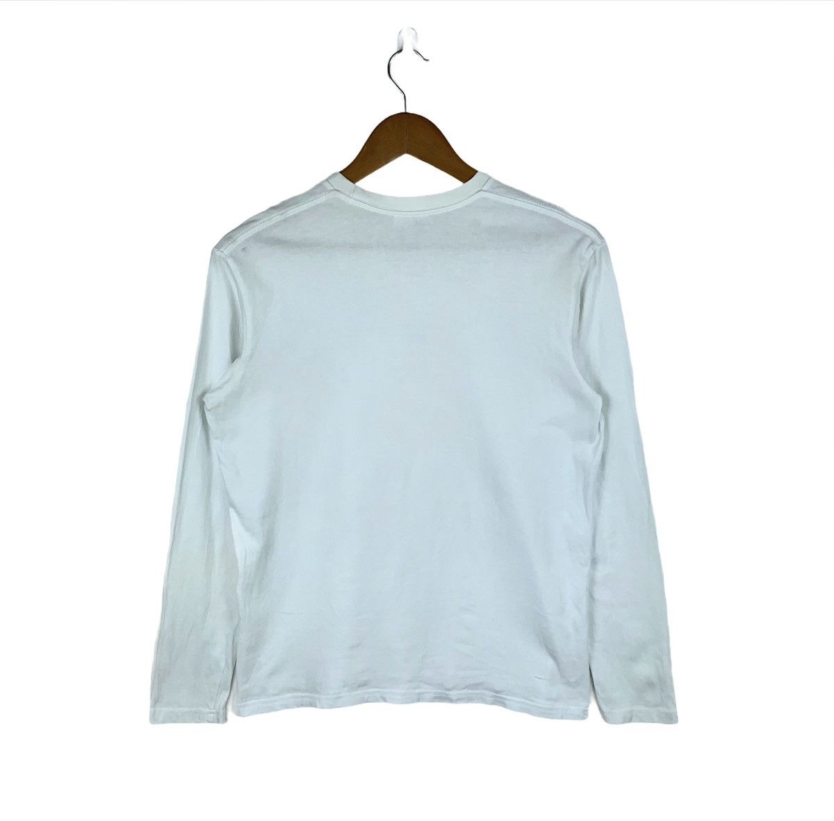 Nike × Vintage Vintage 90s Nike Center Logo Long Sleeve Shirt Size US S / EU 44-46 / 1 - 5 Thumbnail