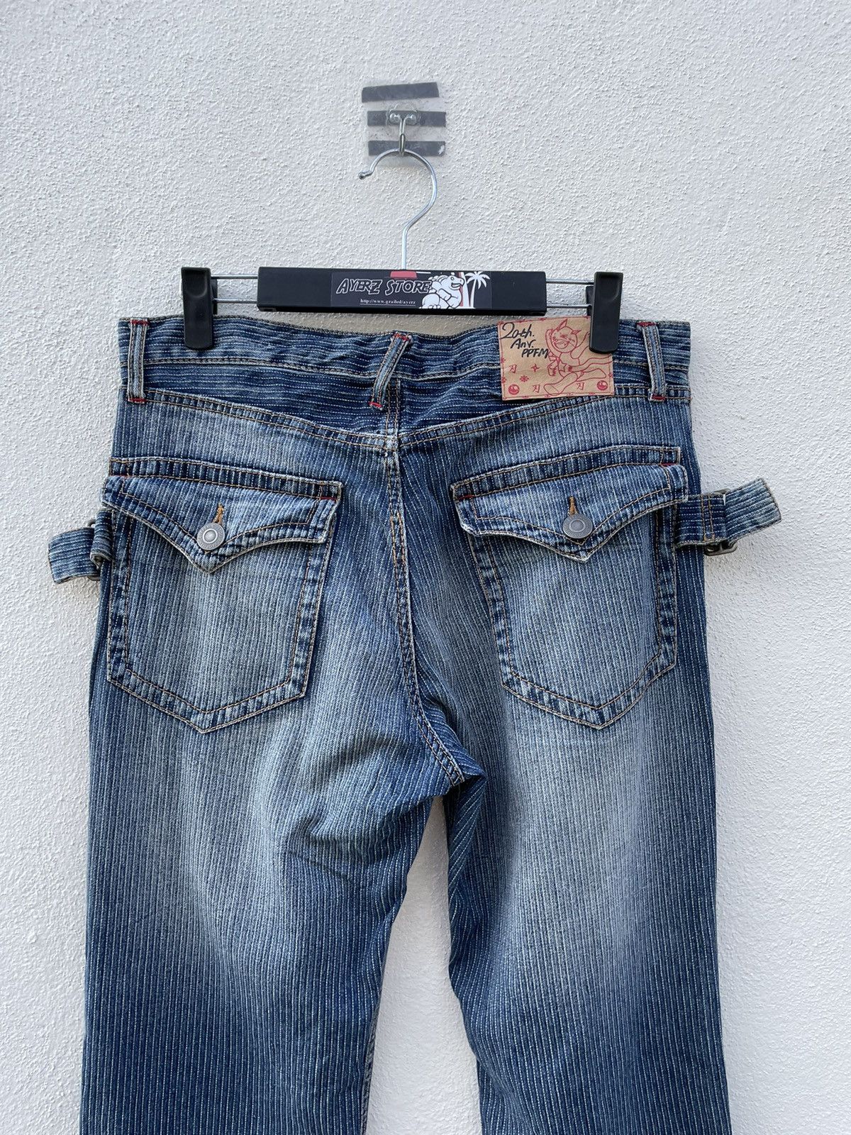 PPFM PPFM Striped Side Buckles Pants 20th Anniversary Pants Size US 32 / EU 48 - 7 Thumbnail