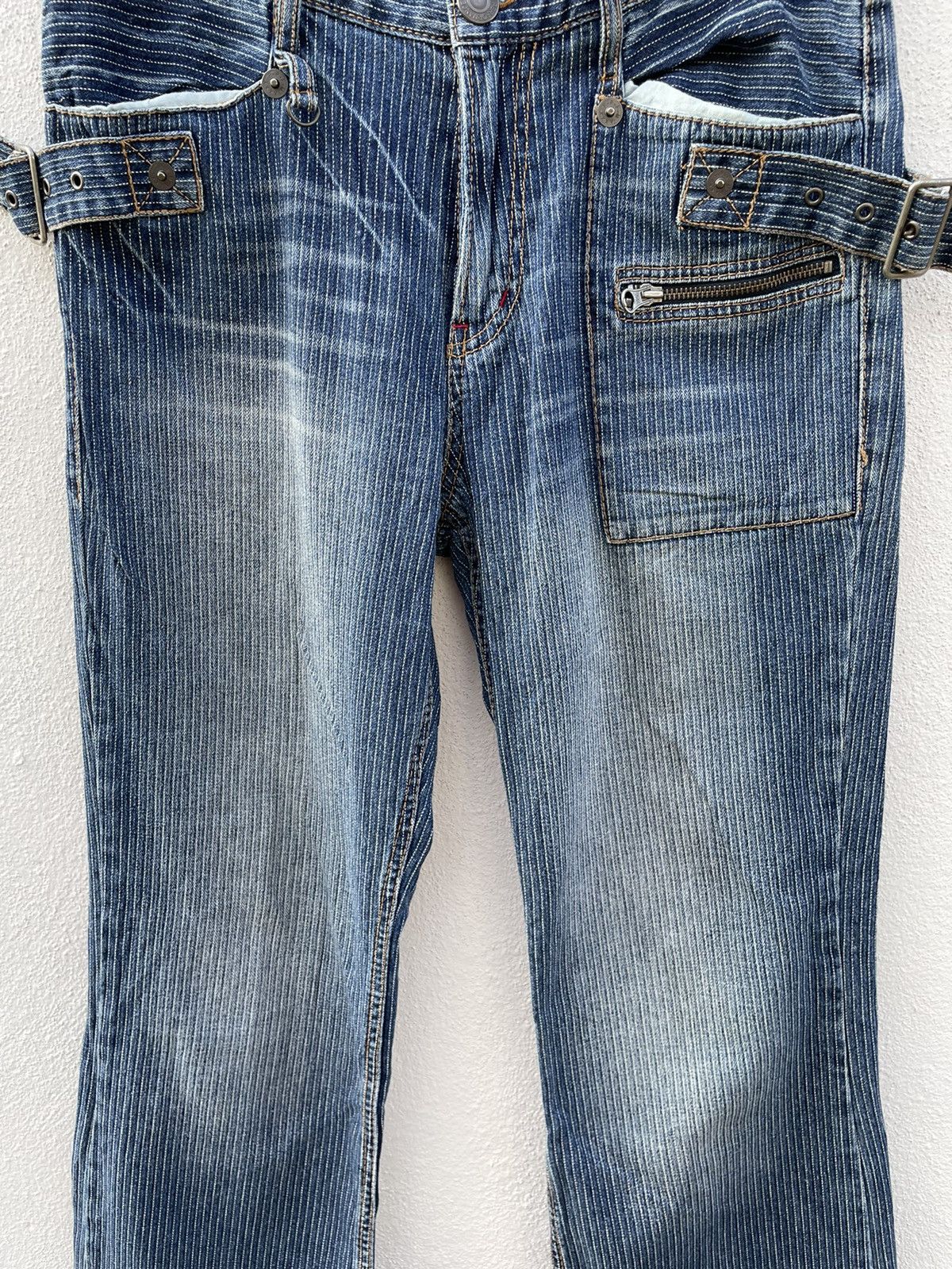 PPFM PPFM Striped Side Buckles Pants 20th Anniversary Pants Size US 32 / EU 48 - 4 Thumbnail