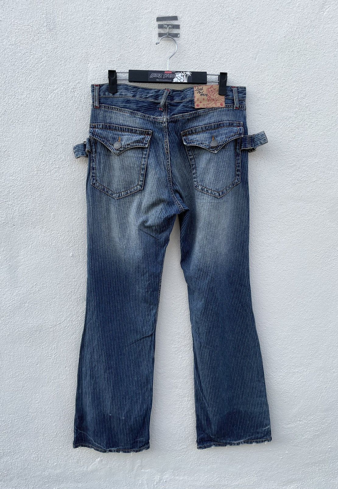 PPFM PPFM Striped Side Buckles Pants 20th Anniversary Pants Size US 32 / EU 48 - 1 Thumbnail