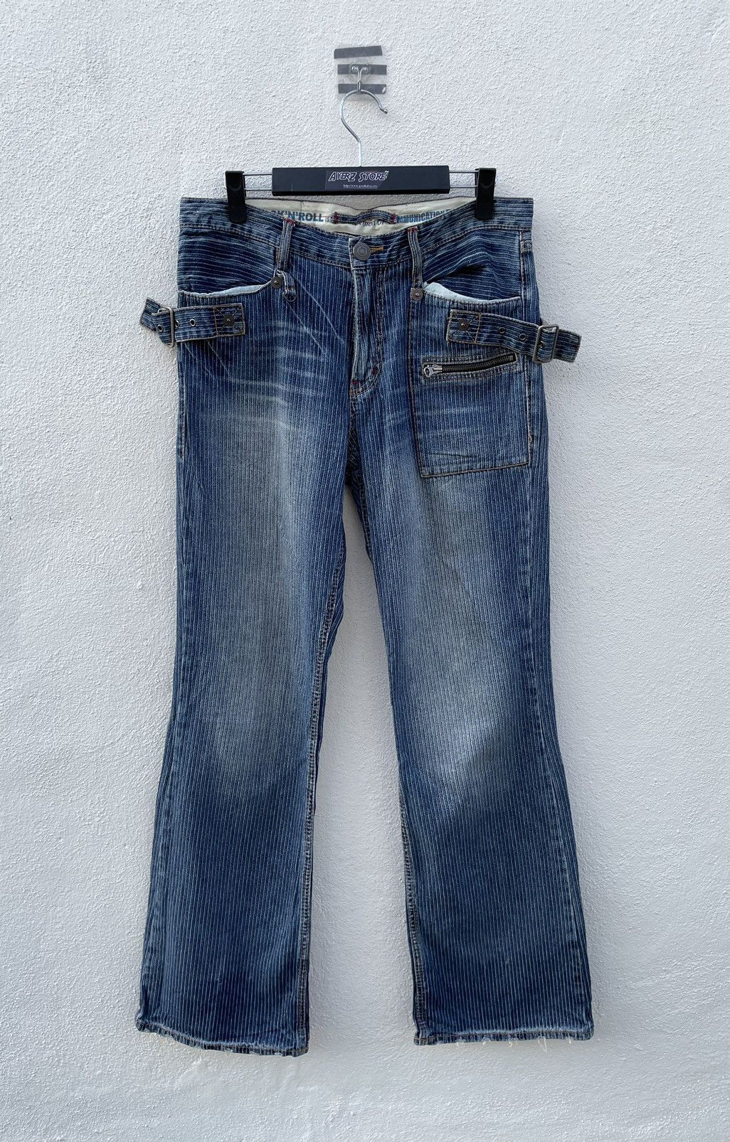 PPFM PPFM Striped Side Buckles Pants 20th Anniversary Pants Size US 32 / EU 48 - 2 Thumbnail