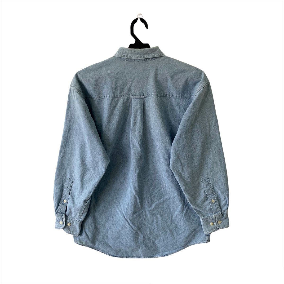 Cartoon Network × Vintage × Warner Bros Vintage 1996 Warner Bros Cartoon Chambray Button Up Shirt Size US S / EU 44-46 / 1 - 9 Thumbnail