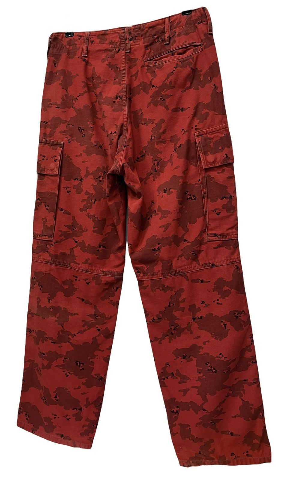 Blue Blue Japan 🔥BLUEWAY Military Field Operation Red Camo Double Knee Size US 29 - 6 Thumbnail