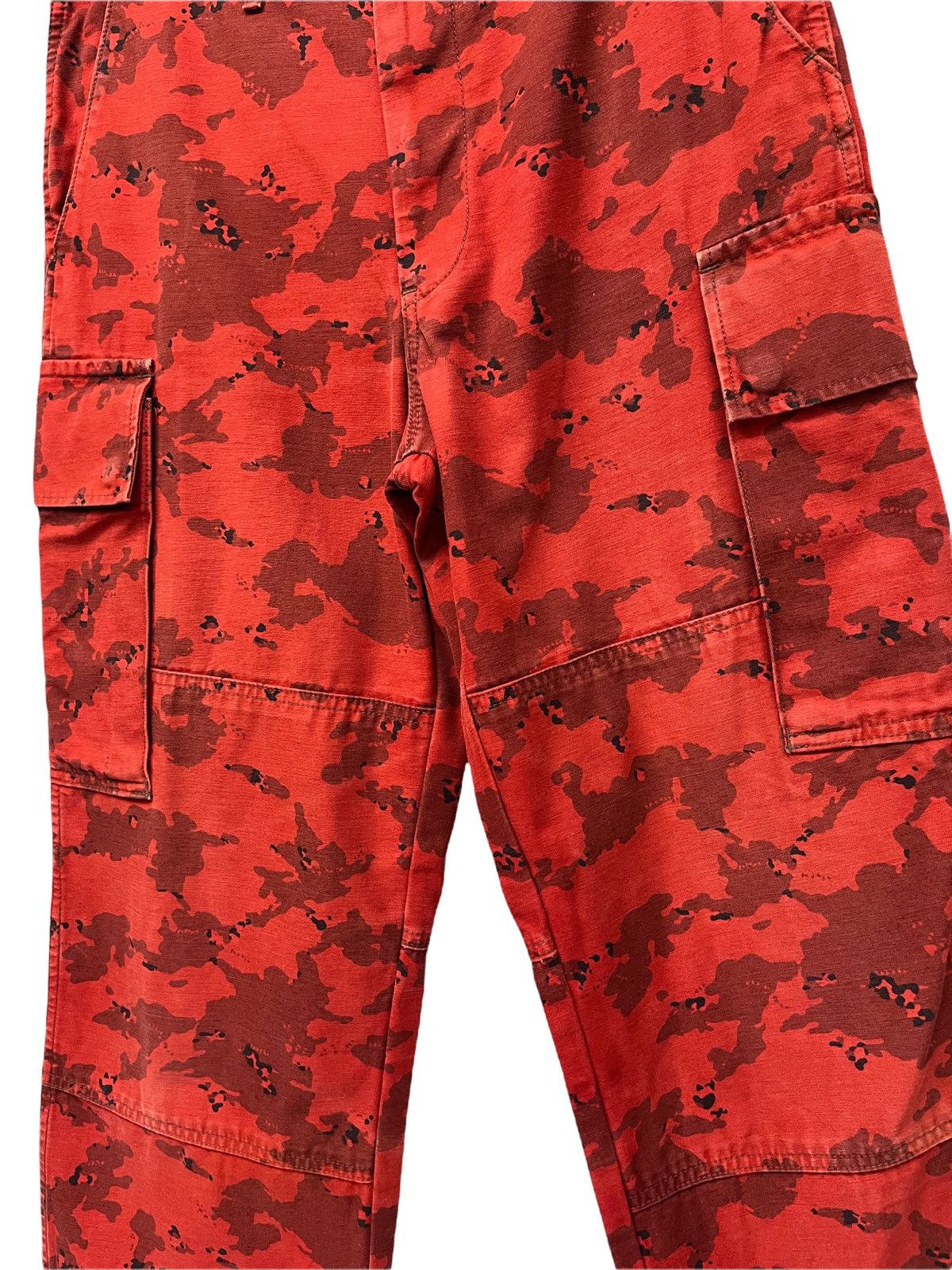 Blue Blue Japan 🔥BLUEWAY Military Field Operation Red Camo Double Knee Size US 29 - 3 Thumbnail