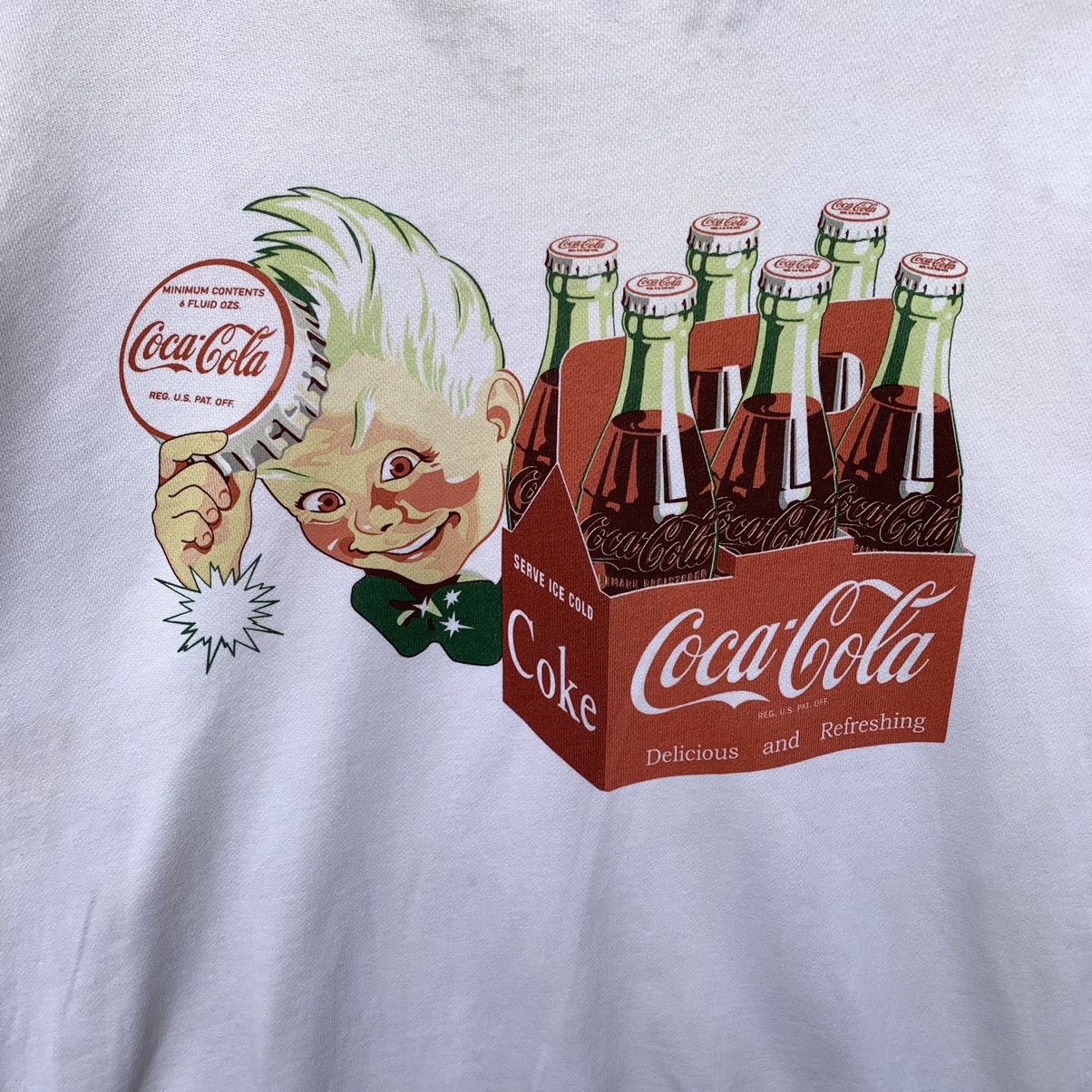 Coca Cola × Japanese Brand × Uniqlo Coca Cola Coke Collab Uniqlo Crewneck Sweatshirt Size US L / EU 52-54 / 3 - 2 Thumbnail