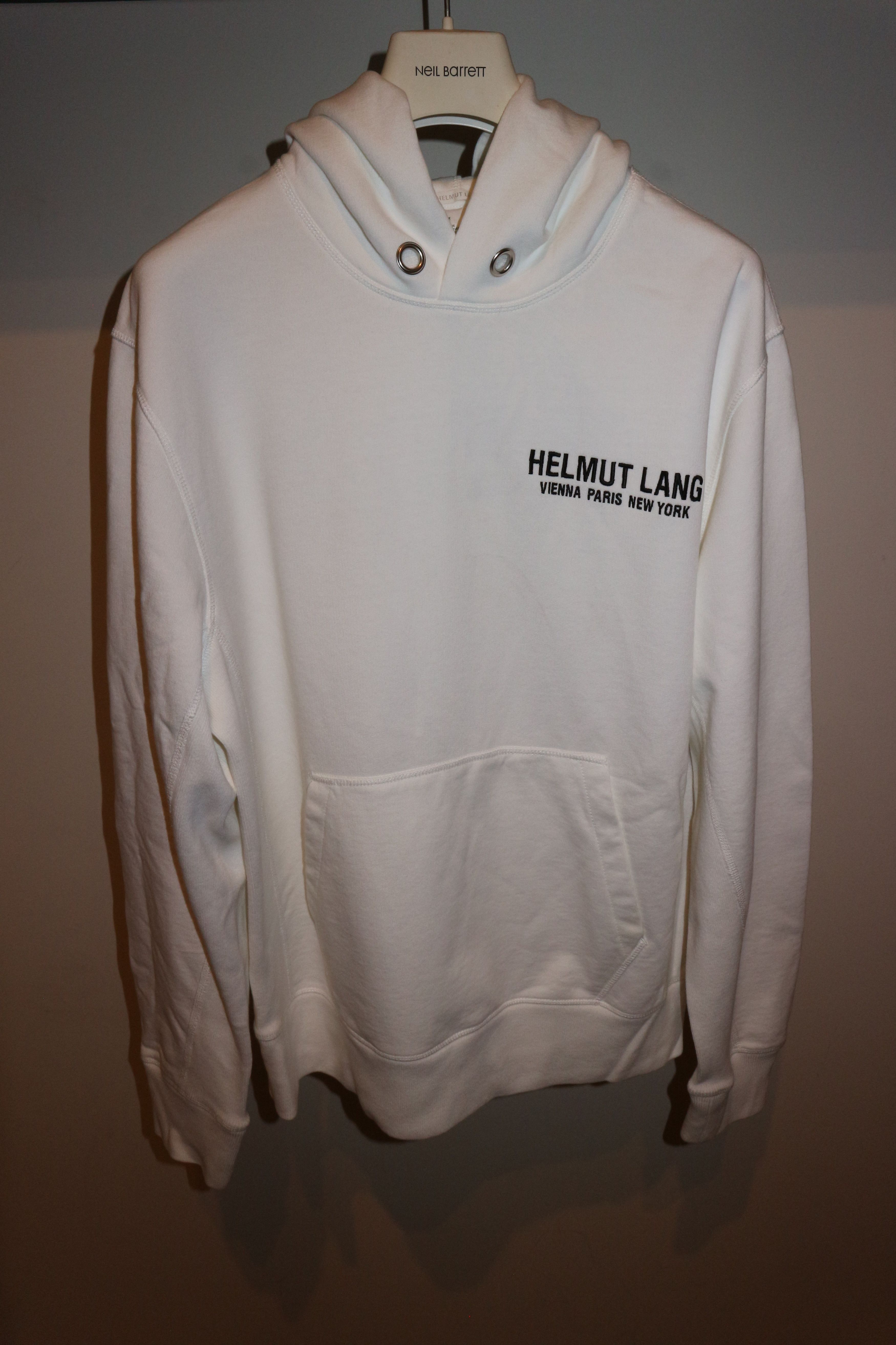Helmut Lang Embroidered logo hoodie Size US L / EU 52-54 / 3 - 2 Thumbnail