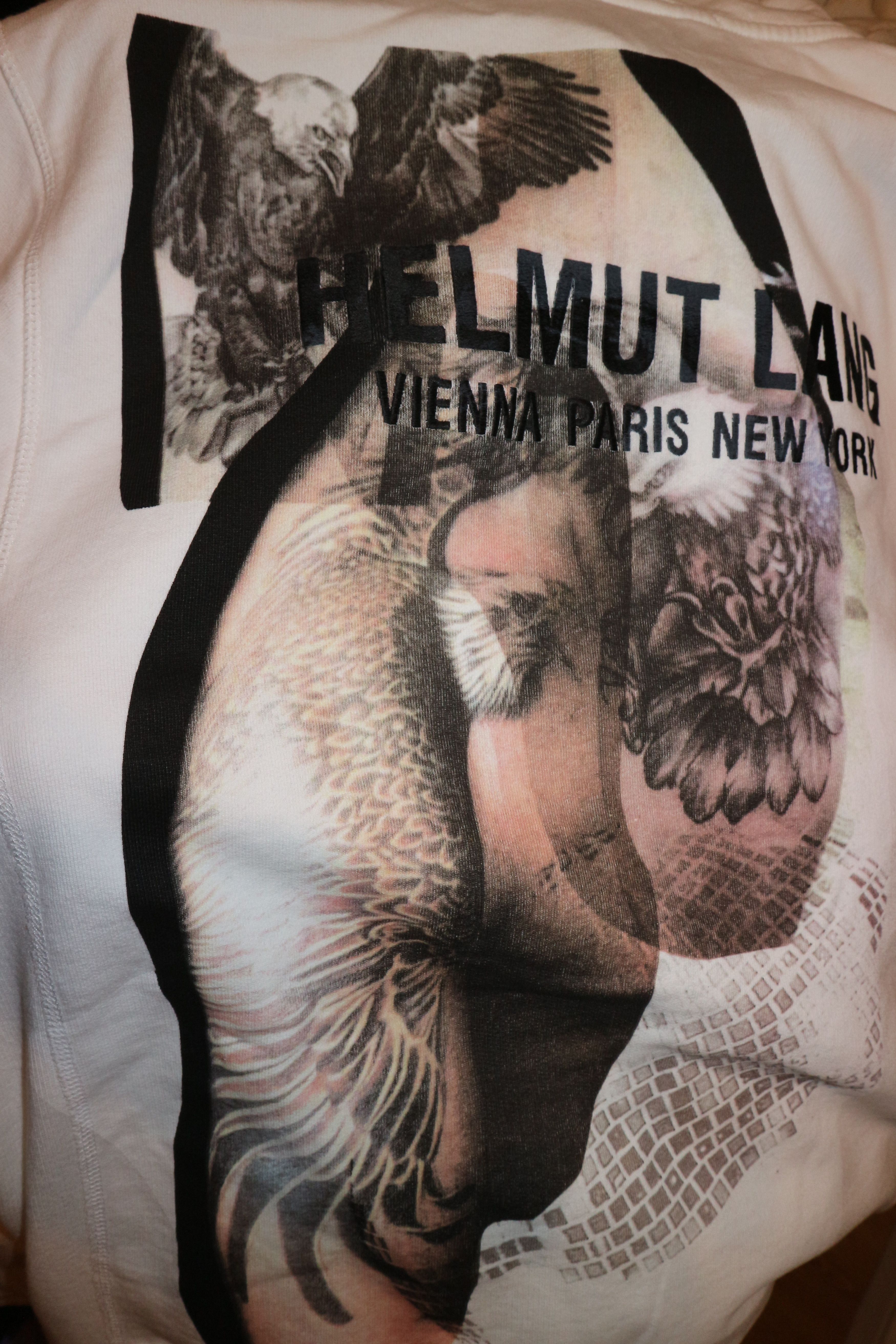 Helmut Lang Embroidered logo hoodie Size US L / EU 52-54 / 3 - 11 Thumbnail