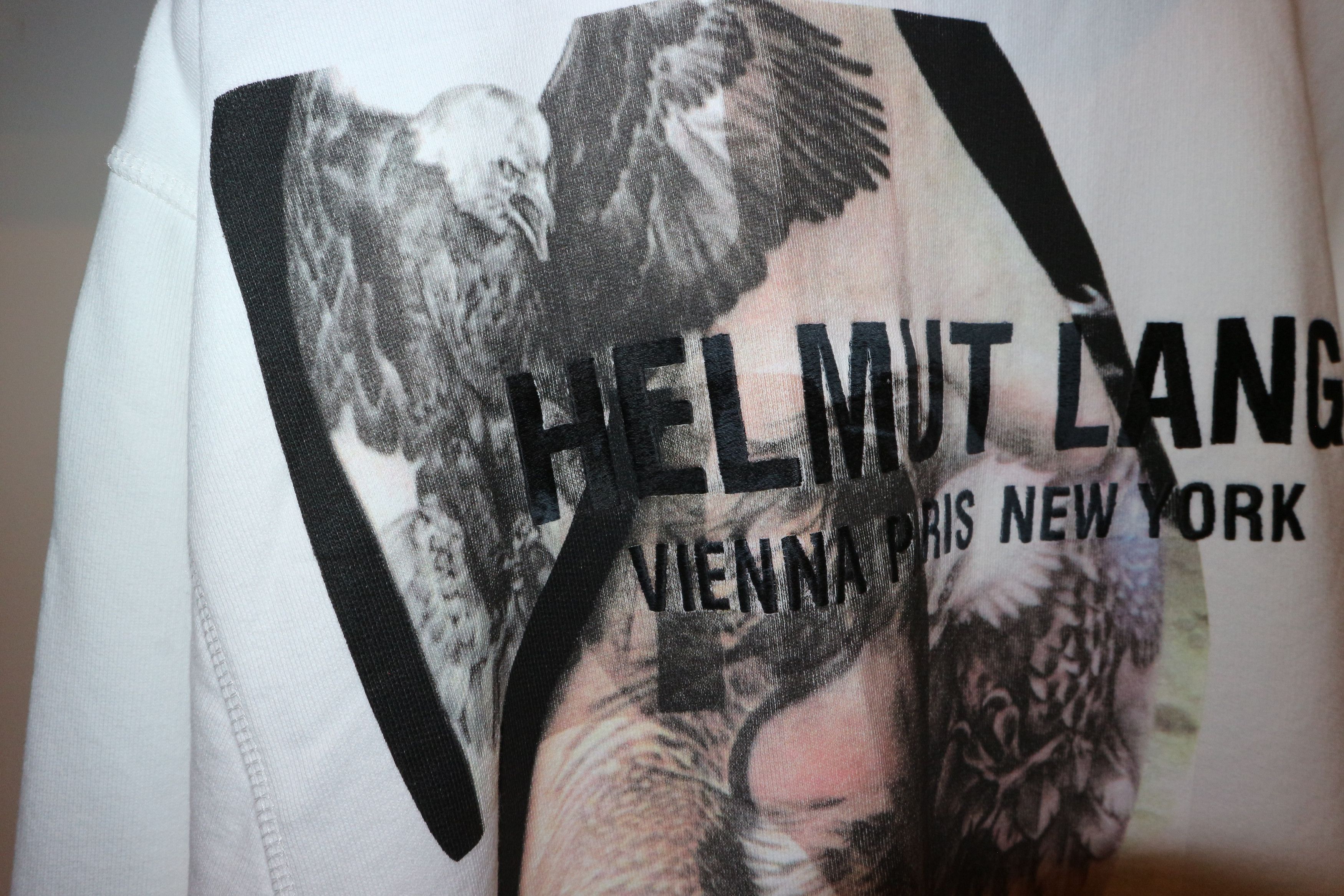 Helmut Lang Embroidered logo hoodie Size US L / EU 52-54 / 3 - 8 Thumbnail