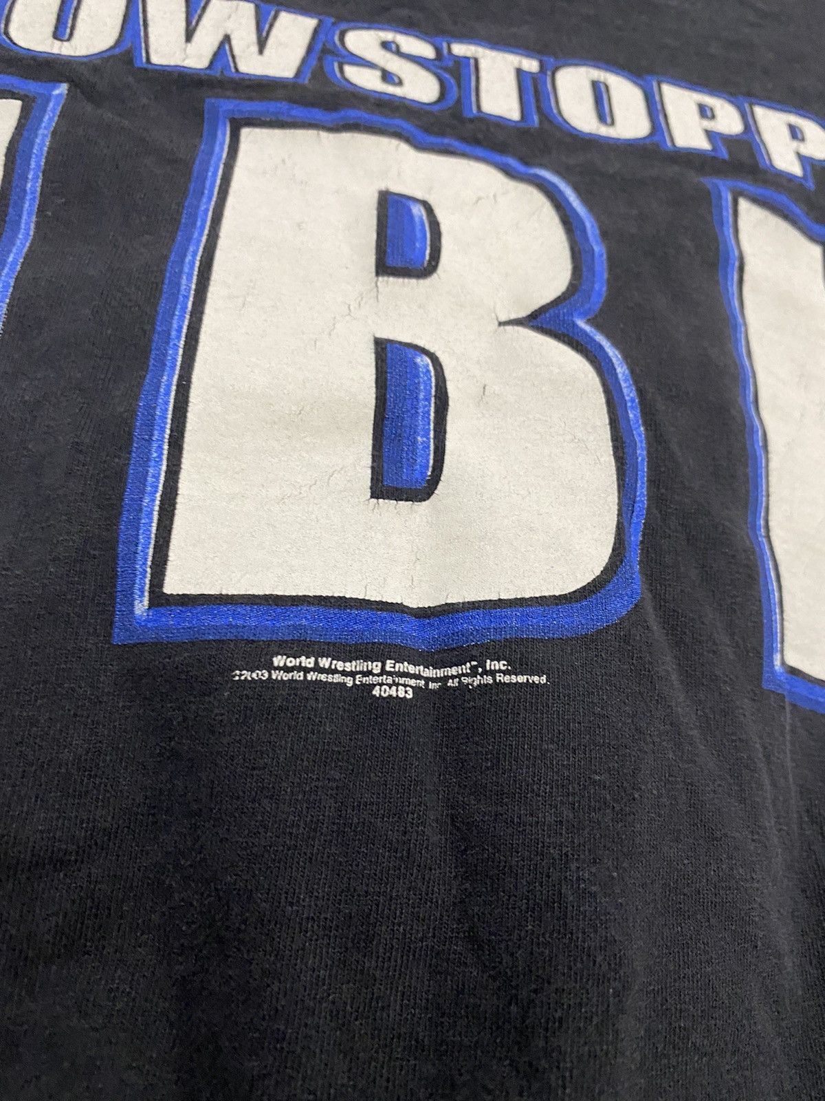 Vintage Vintage 2003 Shawn Michaels HBK Showstopper T-Shirt Size US L / EU 52-54 / 3 - 4 Thumbnail
