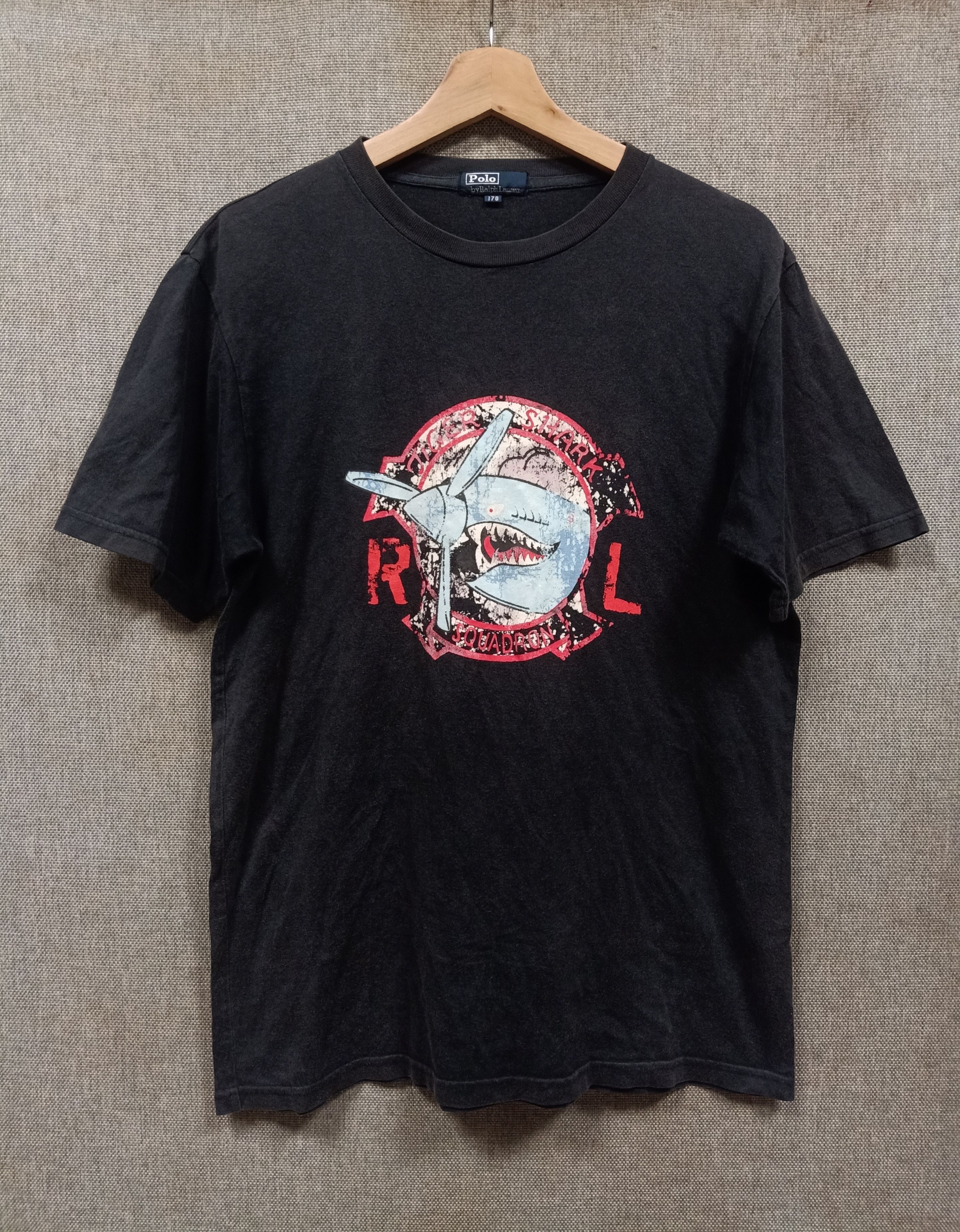 Polo Ralph Lauren vintage t shirt polo ralph lauren tiger shark squadron Size US M / EU 48-50 / 2 - 1 Thumbnail