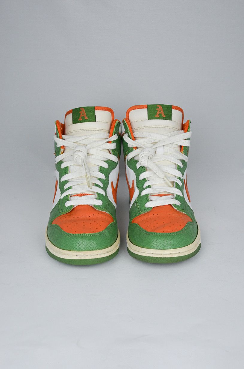Nike × Vintage NIKE Vintage Dunk High Utt Green Size US 7.5 / EU 40-41 - 2 Thumbnail