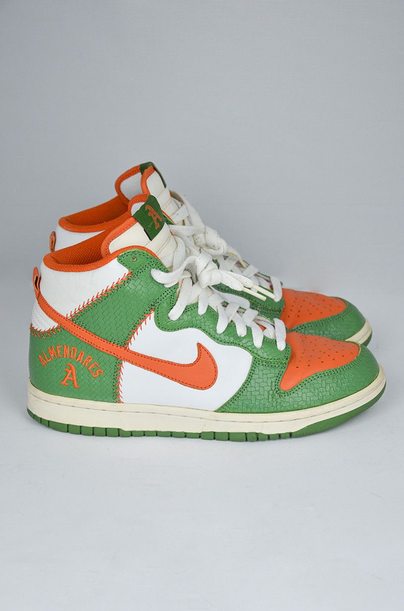 Nike × Vintage NIKE Vintage Dunk High Utt Green Size US 7.5 / EU 40-41 - 6 Thumbnail