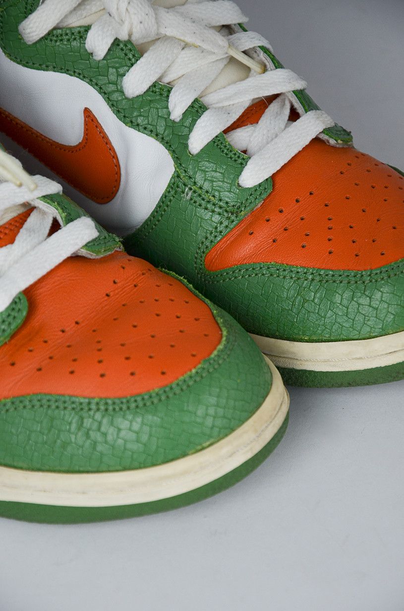 Nike × Vintage NIKE Vintage Dunk High Utt Green Size US 7.5 / EU 40-41 - 8 Thumbnail