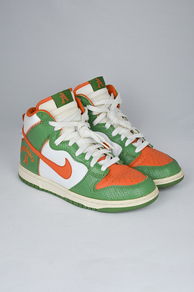 Nike × Vintage NIKE Vintage Dunk High Utt Green Size US 7.5 / EU 40-41 - 1 Thumbnail