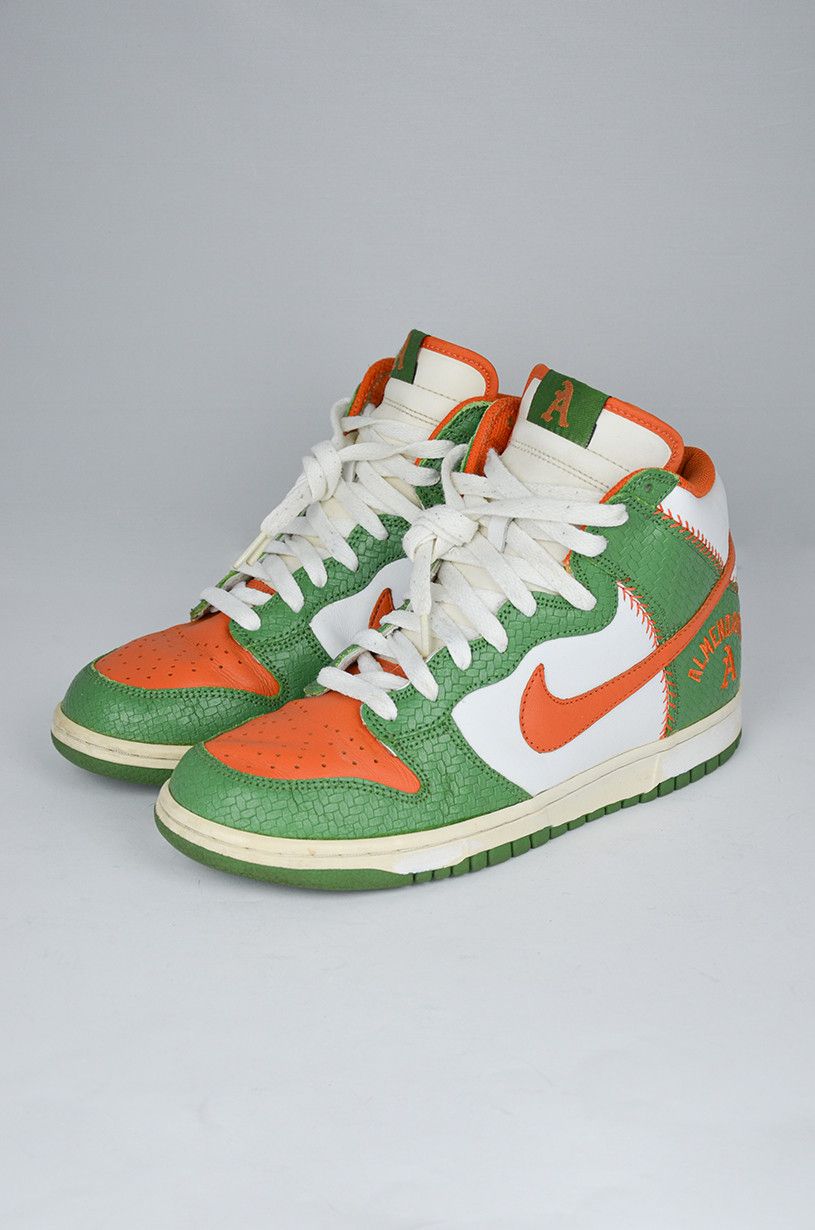 Nike × Vintage NIKE Vintage Dunk High Utt Green Size US 7.5 / EU 40-41 - 3 Thumbnail