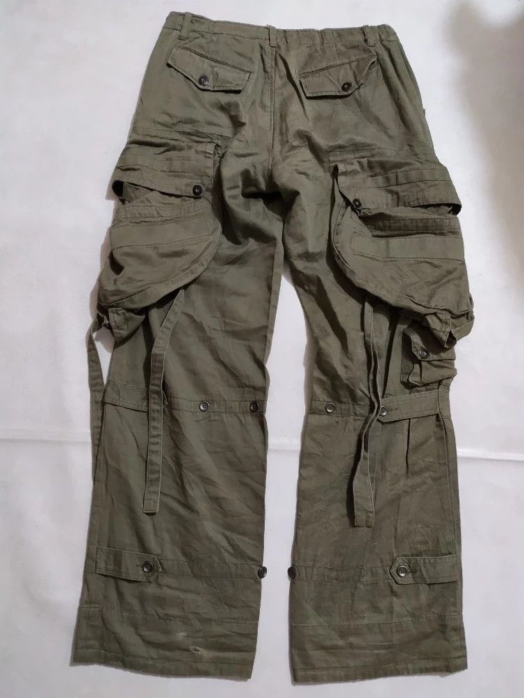 Japanese Brand 🔥GGD Multipocket Gas Mask Tactical Cargo Bondage Pants Size US 34 / EU 50 - 15 Thumbnail