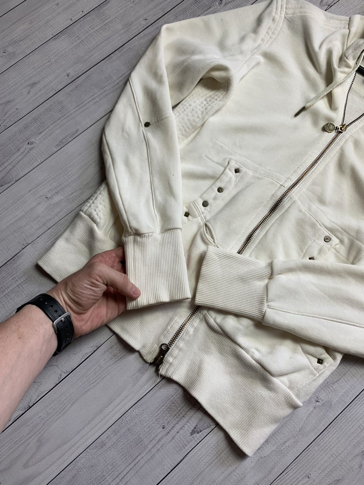 Nike × Vintage Vintage Nike zip hoodie rare logo zip pocket size S Size S / US 4 / IT 40 - 5 Thumbnail