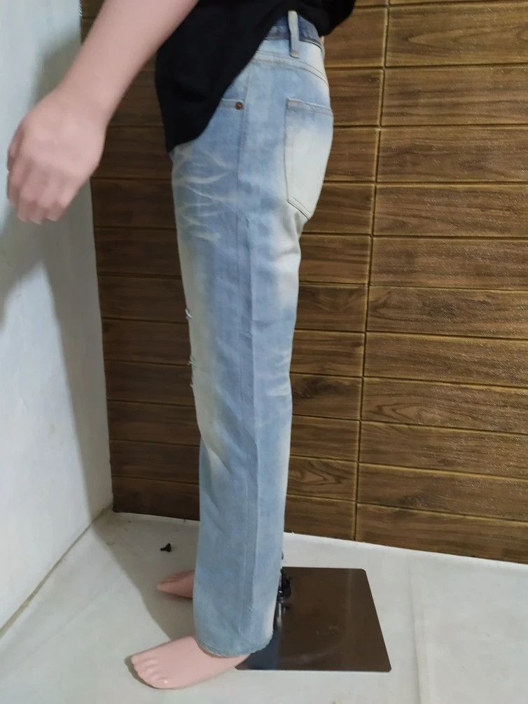 Japanese Brand 🔥Hot Ticket 2 Tone Straight Denim Size US 29 - 3 Thumbnail