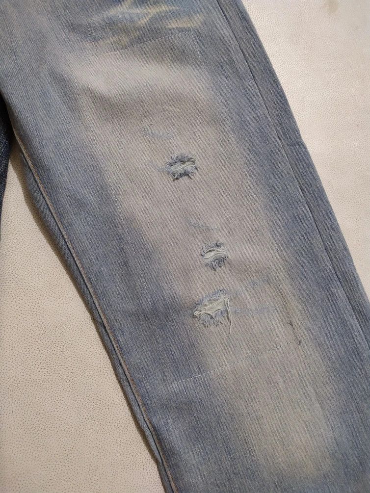 Japanese Brand 🔥Hot Ticket 2 Tone Straight Denim Size US 29 - 9 Thumbnail