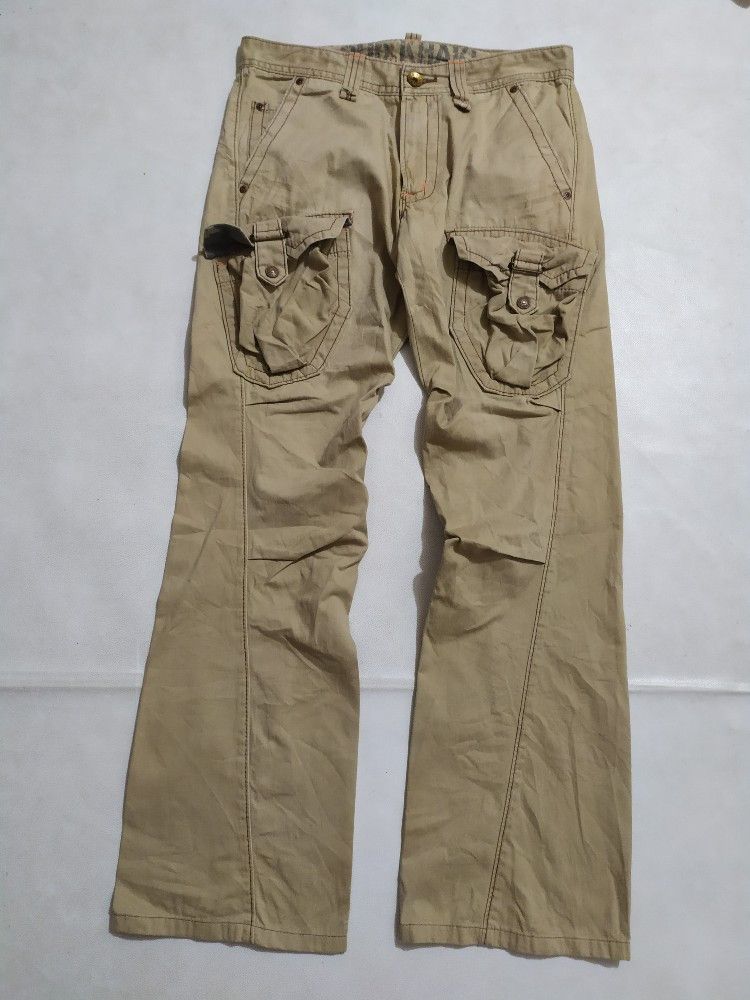 Edwin × Japanese Brand 🔥Edwin 505 khaki Cargo pants Nice Design Pocket Tactical Size US 30 / EU 46 - 7 Thumbnail