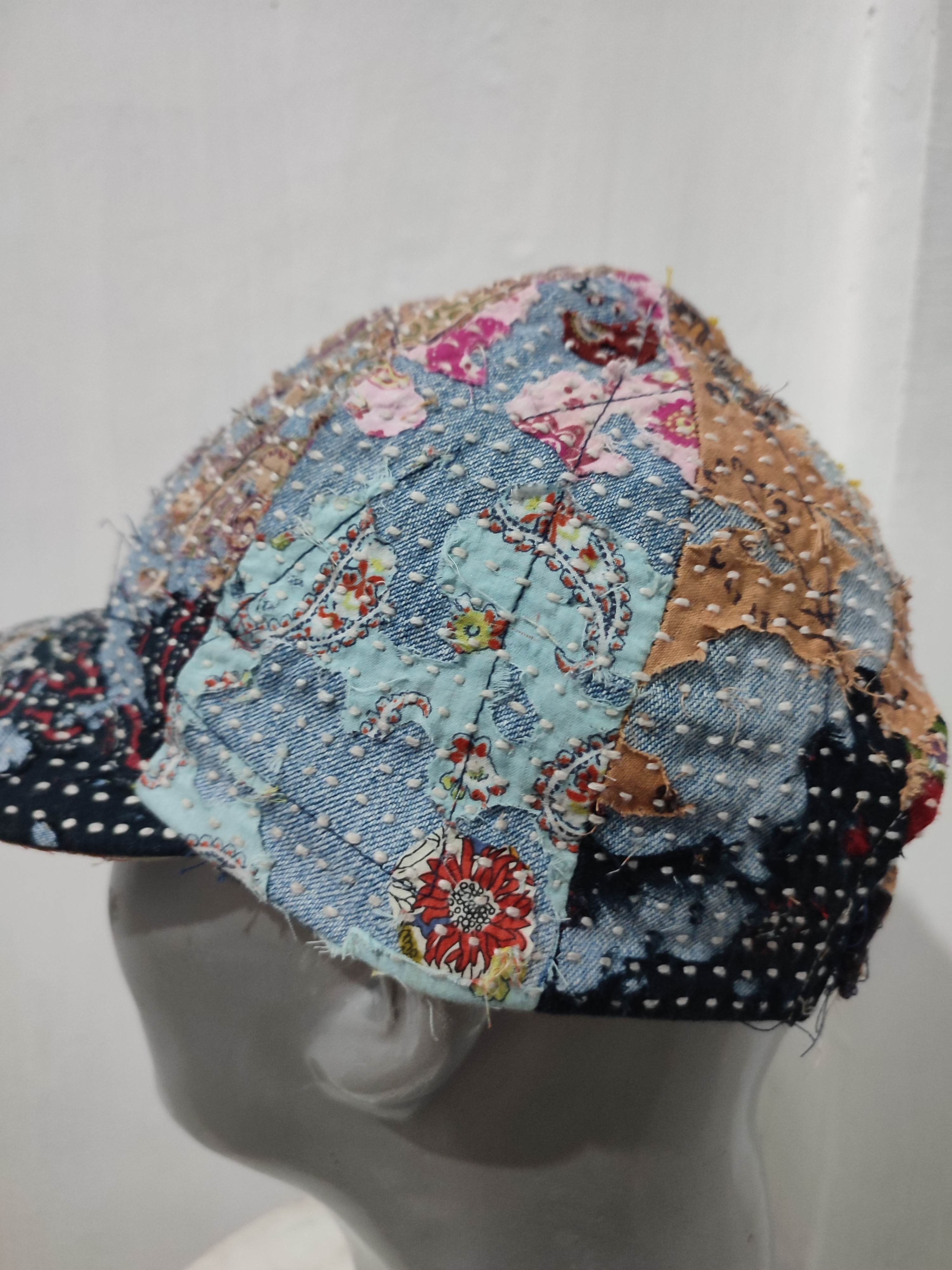 Other 🔥Custom Made Distressed Paisley patchwork hats Size ONE SIZE - 6 Thumbnail
