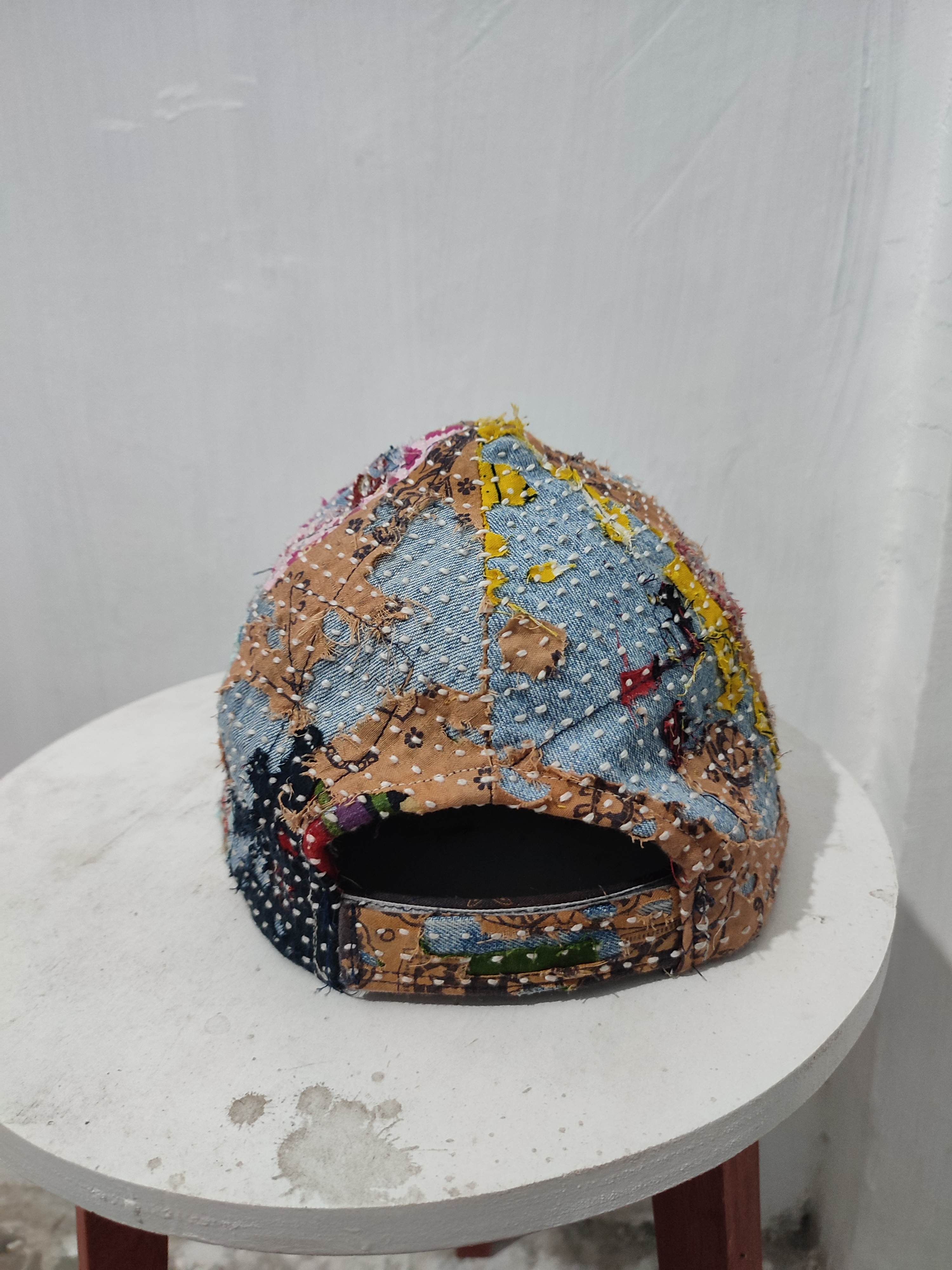 Other 🔥Custom Made Distressed Paisley patchwork hats Size ONE SIZE - 13 Thumbnail