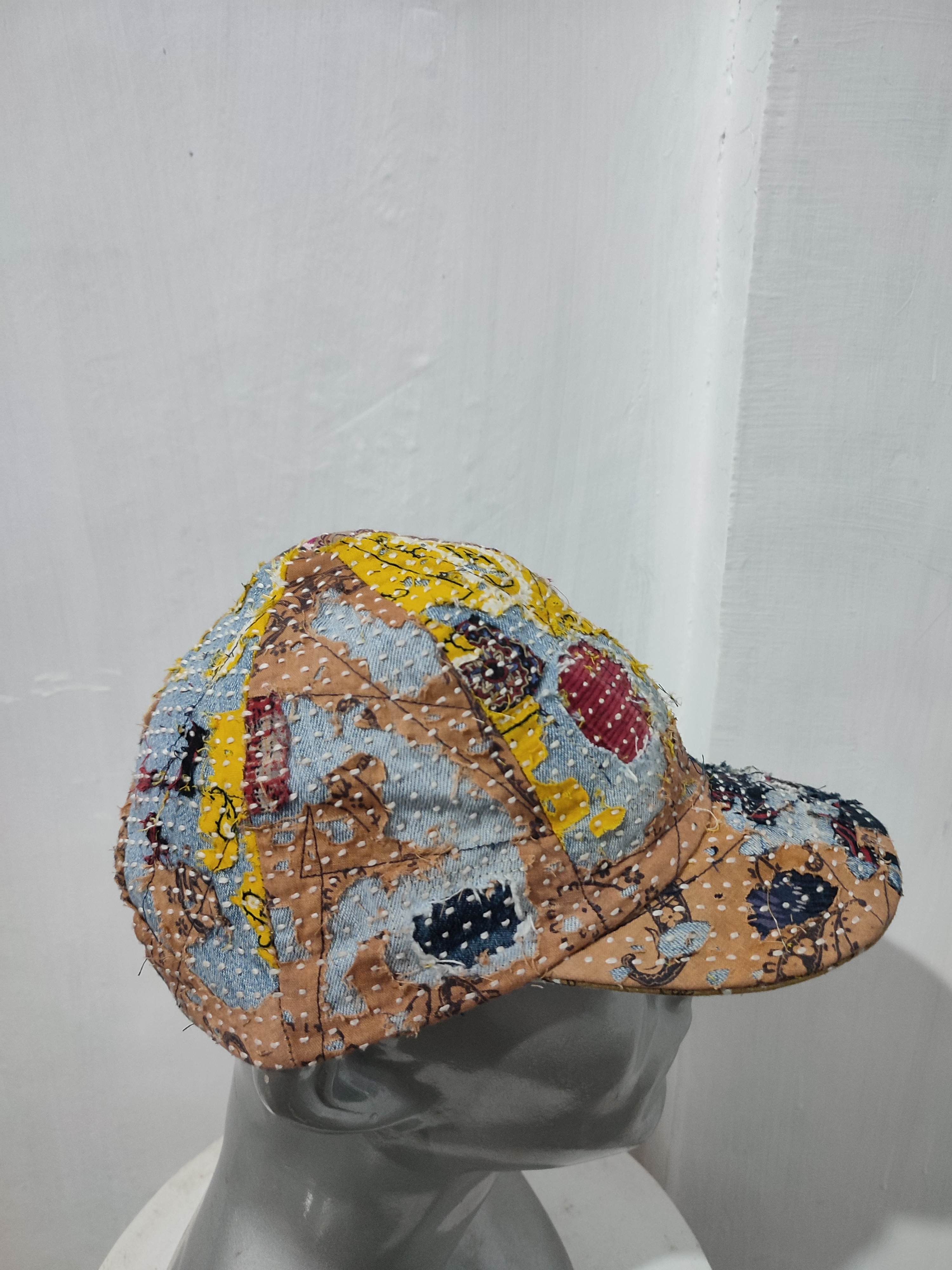 Other 🔥Custom Made Distressed Paisley patchwork hats Size ONE SIZE - 2 Thumbnail