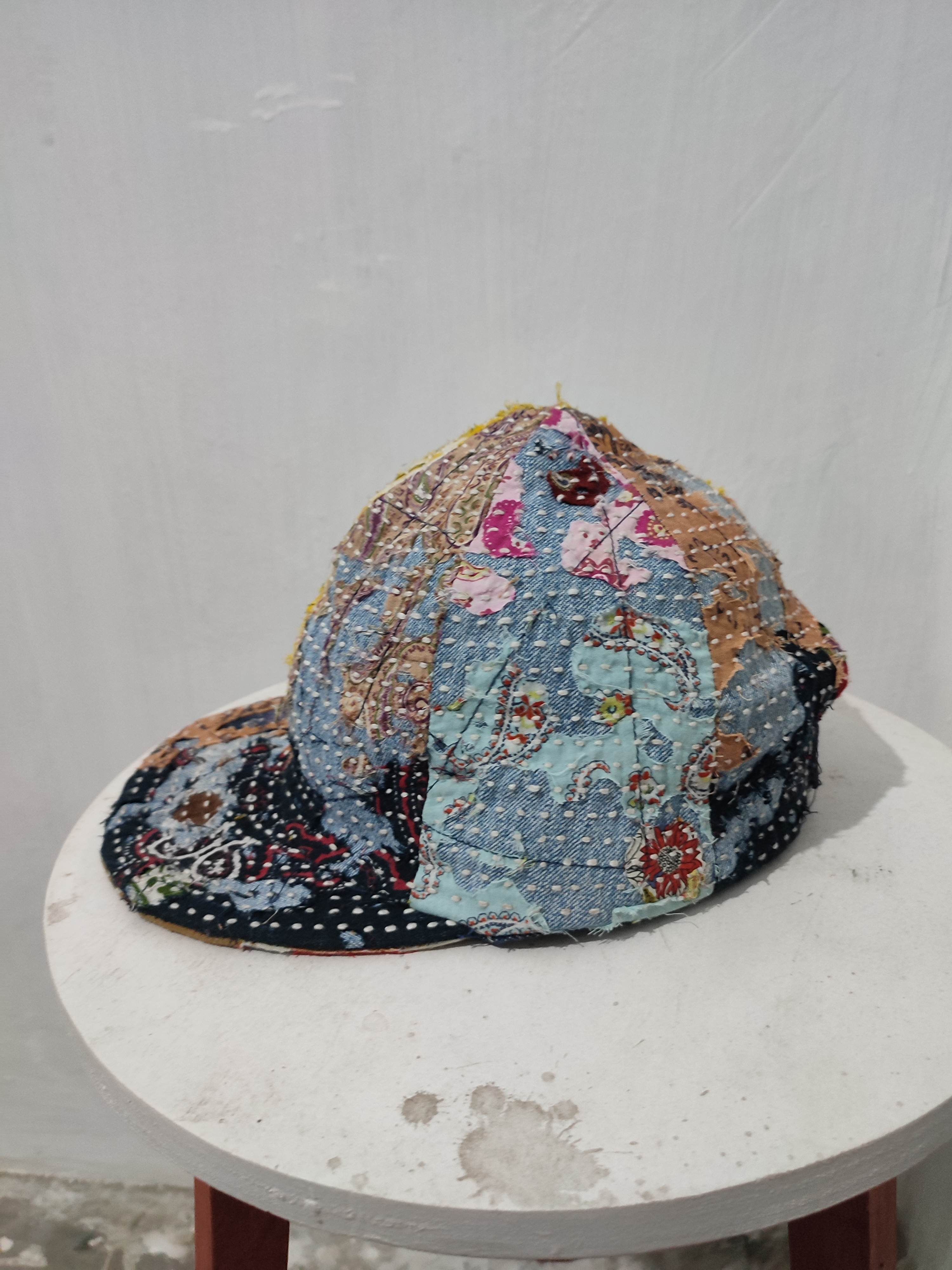 Other 🔥Custom Made Distressed Paisley patchwork hats Size ONE SIZE - 12 Thumbnail