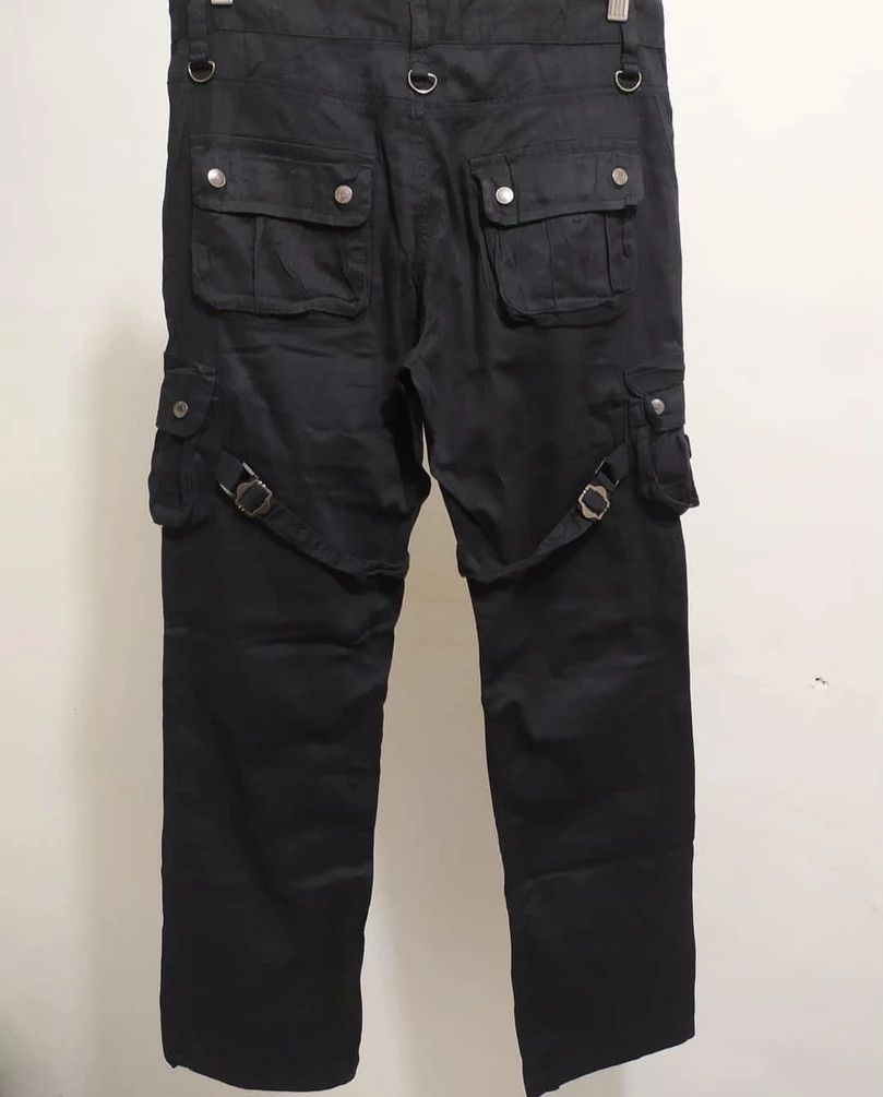 Japanese Brand 🔥LOWBOX Bondage Cargo Tactical Streetwear Pants Size US 32 / EU 48 - 4 Thumbnail