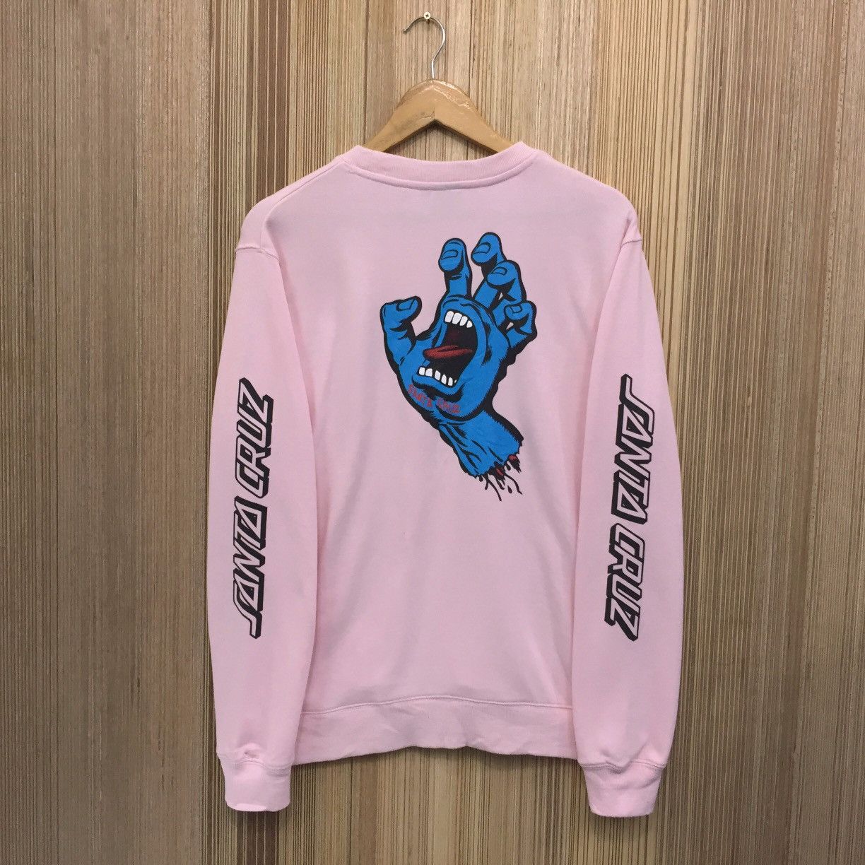 Powell Peralta × Santa Cruz Skateboards Vintage Santa Cruz Screaming Hand CrewNeck Size US M / EU 48-50 / 2 - 1 Thumbnail