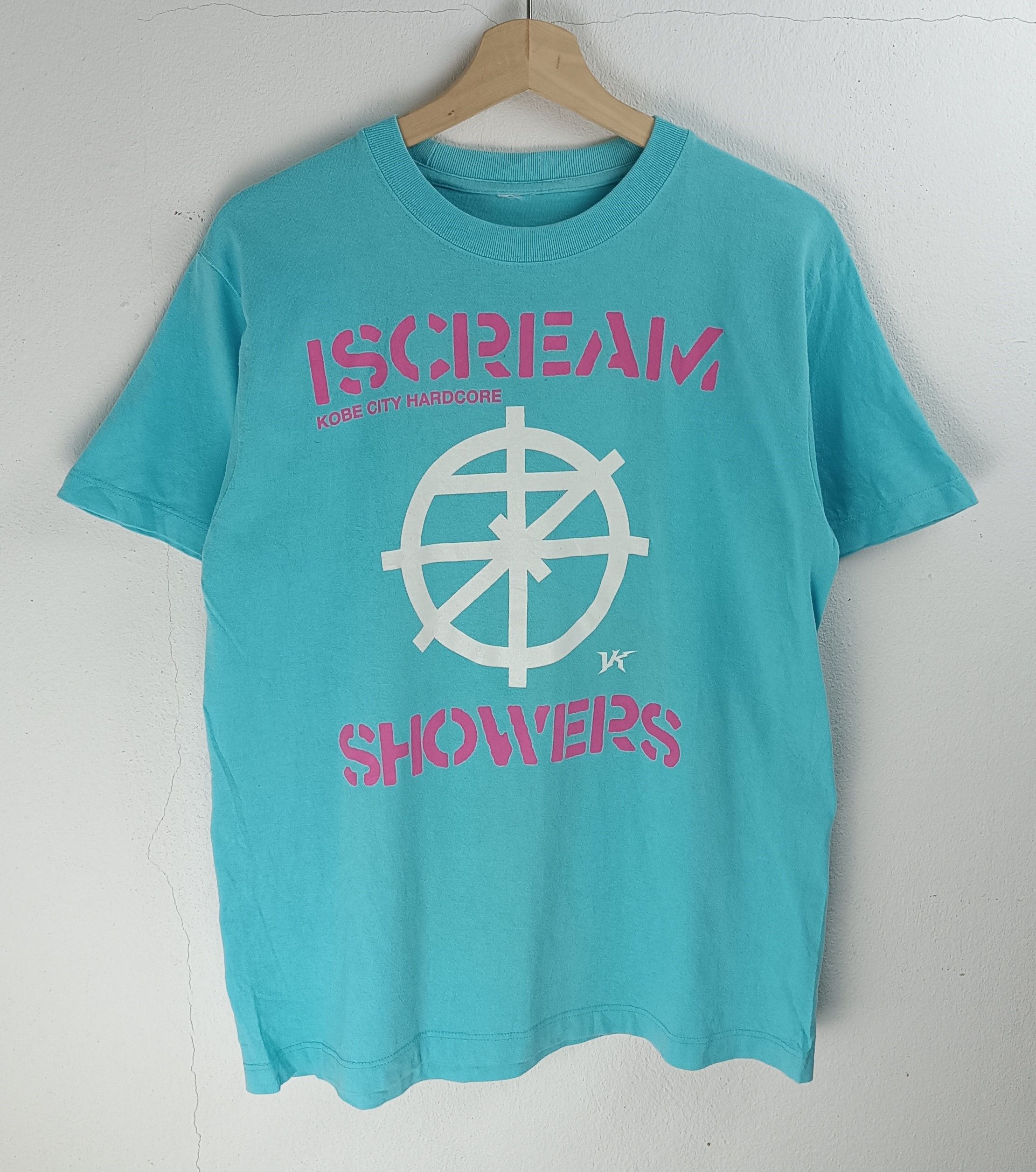 Band Tees VINTAGE Y2K I SCREAM 7 SHOWERS KOBE CITY HARCORE TEE Size US S / EU 44-46 / 1 - 3 Thumbnail