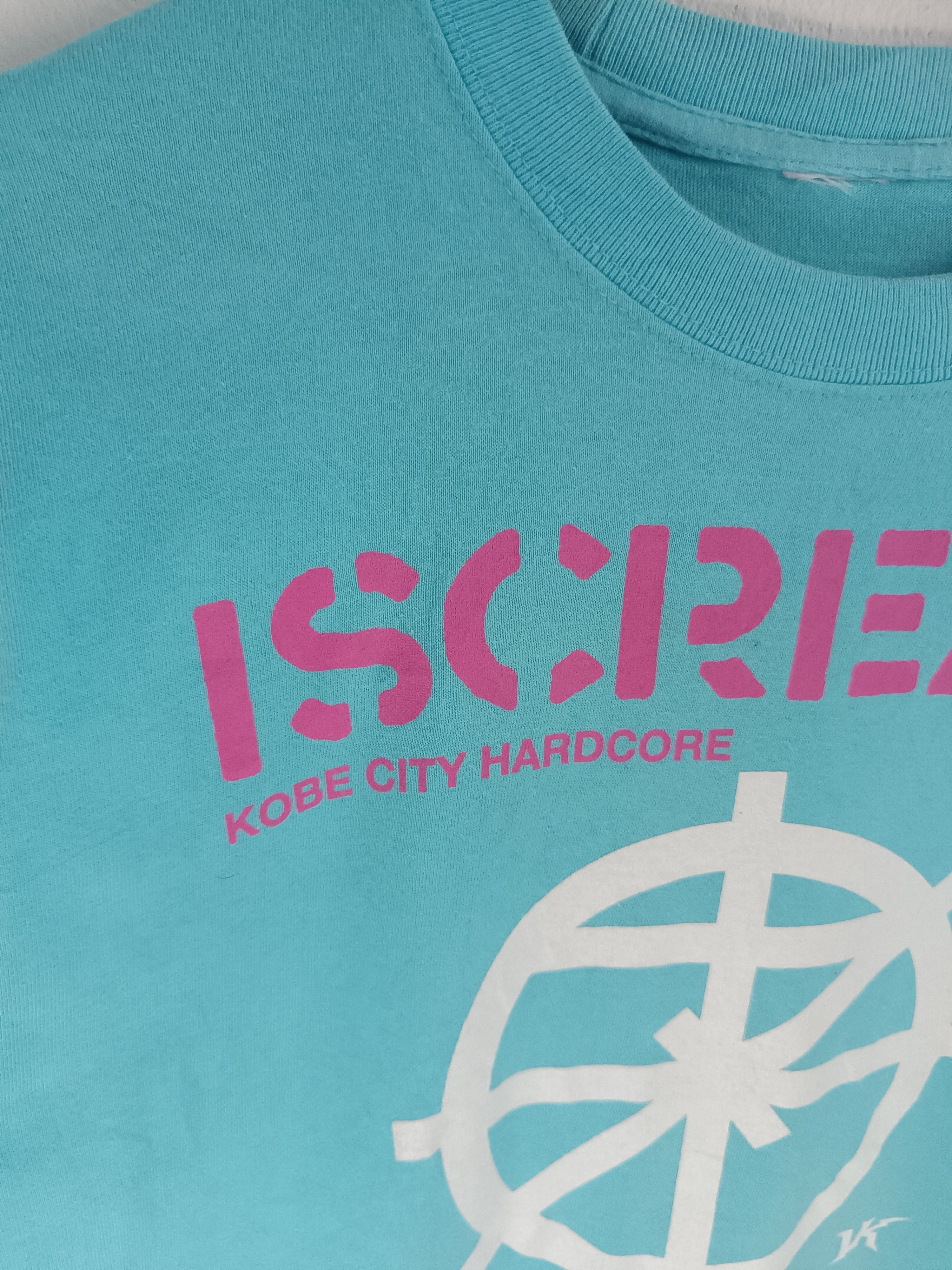 Band Tees VINTAGE Y2K I SCREAM 7 SHOWERS KOBE CITY HARCORE TEE Size US S / EU 44-46 / 1 - 8 Thumbnail