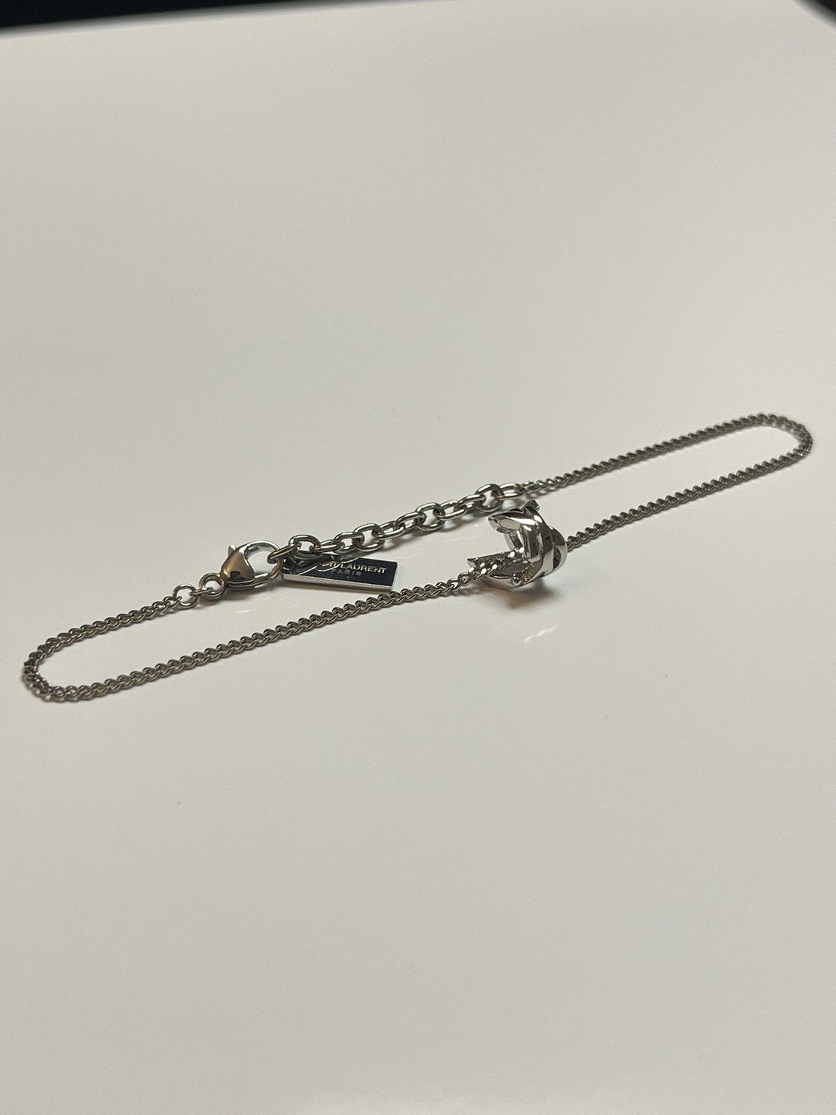 Saint Laurent Paris Saint Laurent Paris YSL Logo Link Bracelet Size ONE SIZE - 4 Thumbnail