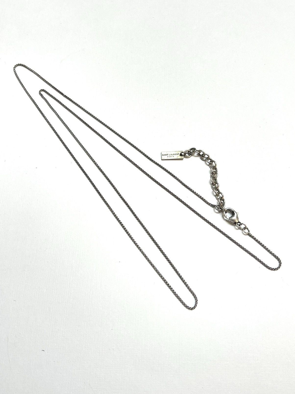 Saint Laurent Paris Saint Laurent Paris Silver Link Adjustable Chain/Necklace Size ONE SIZE - 1 Thumbnail