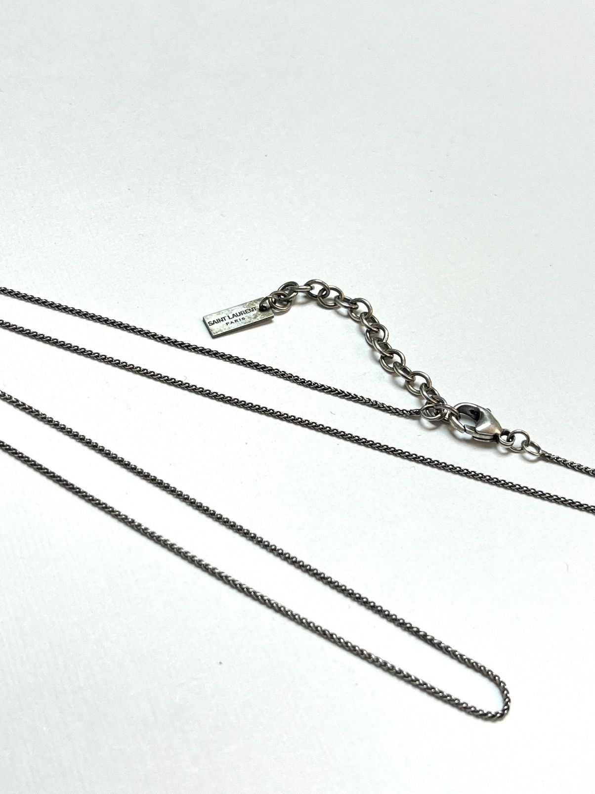 Saint Laurent Paris Saint Laurent Paris Silver Link Adjustable Chain/Necklace Size ONE SIZE - 2 Thumbnail