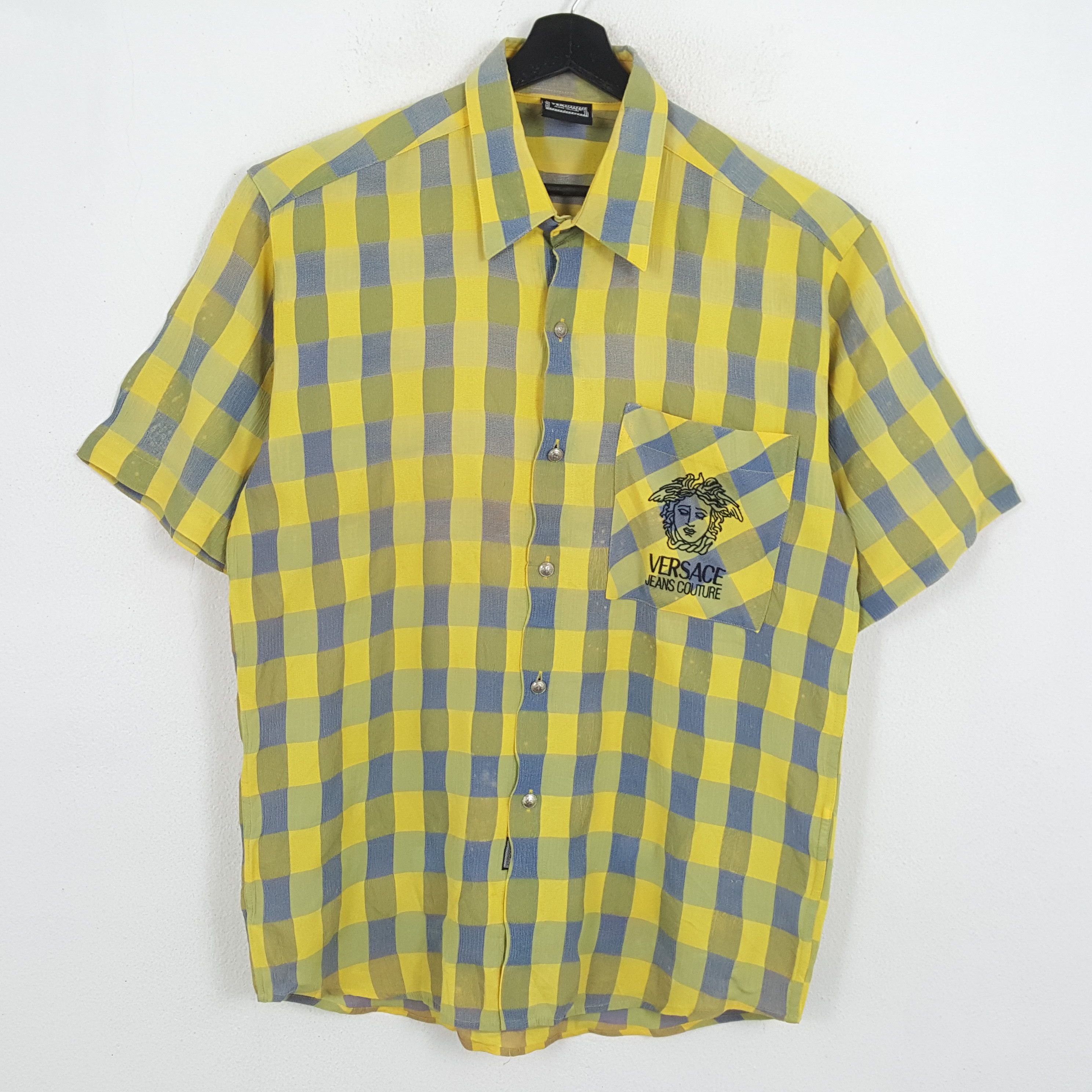 VERSACE JEANS COUTURE Luxury Brand Collar Shirt