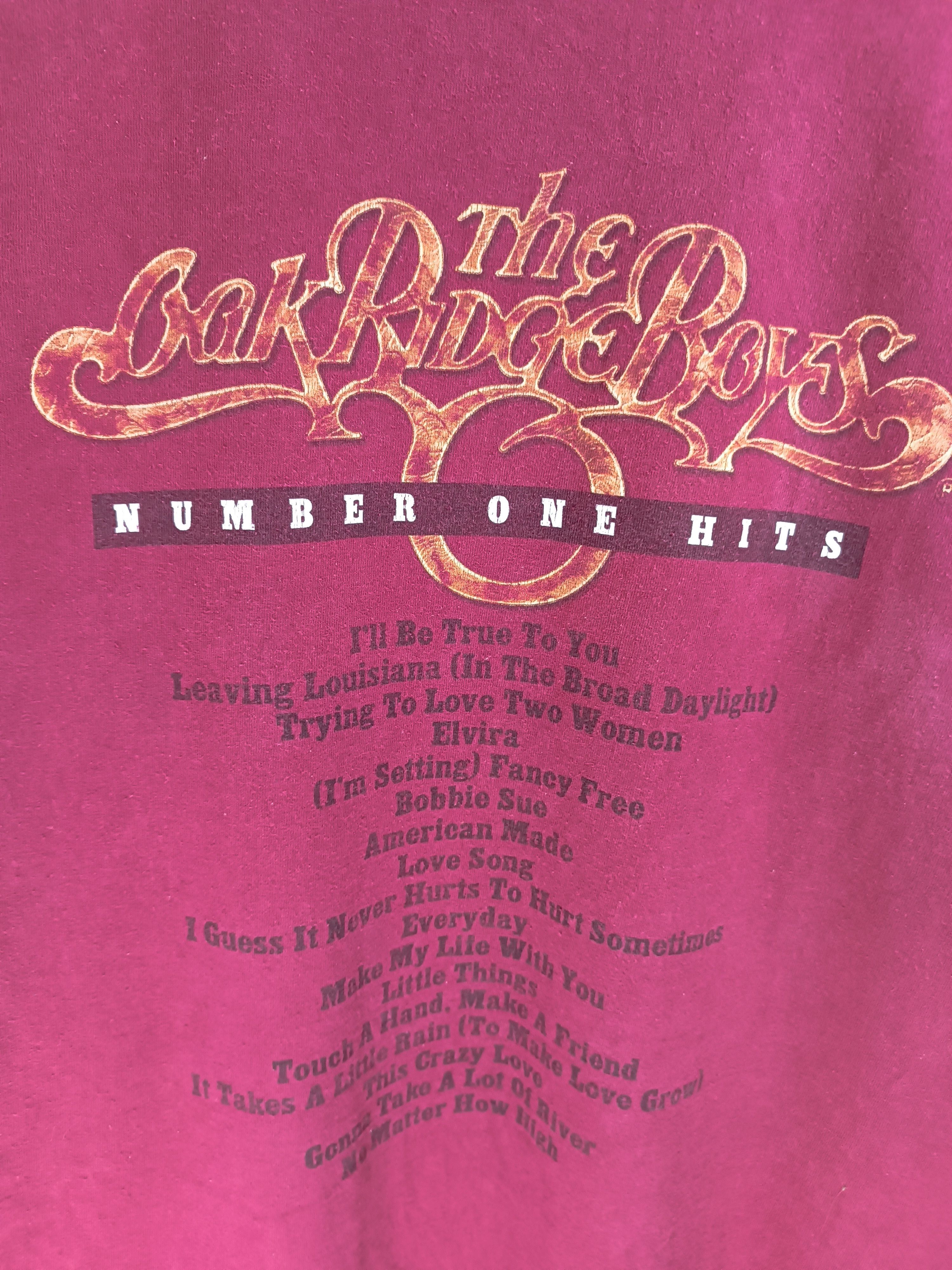 Band Tees VINTAGE '00 THE OAK RIDGE BOYS (willie nelson johnny cash) Size US XL / EU 56 / 4 - 11 Thumbnail
