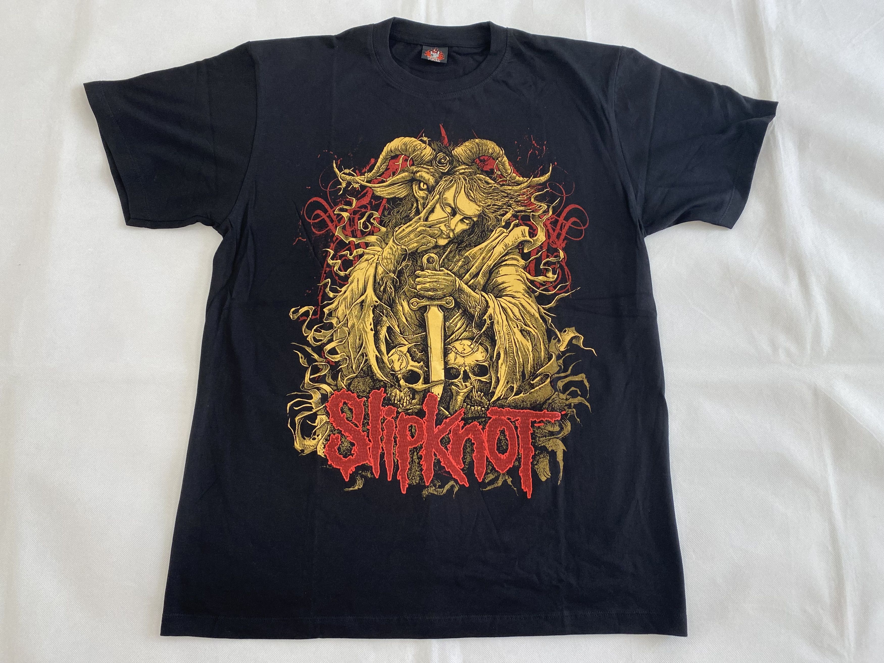 Band Tees Slipknot Graphic T-shirt Large Black Size US L / EU 52-54 / 3 - 1 Thumbnail