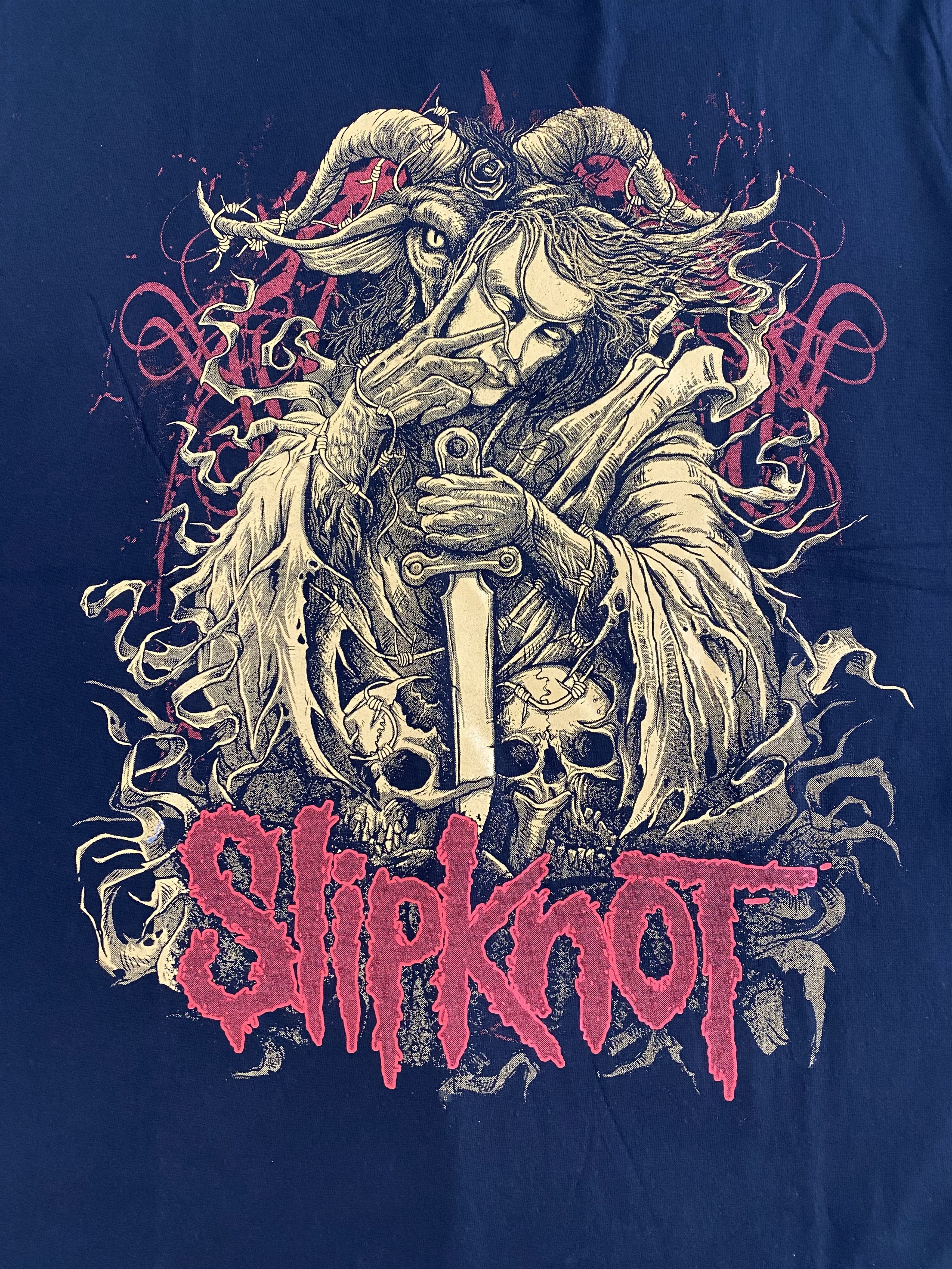 Band Tees Slipknot Graphic T-shirt Large Black Size US L / EU 52-54 / 3 - 2 Thumbnail