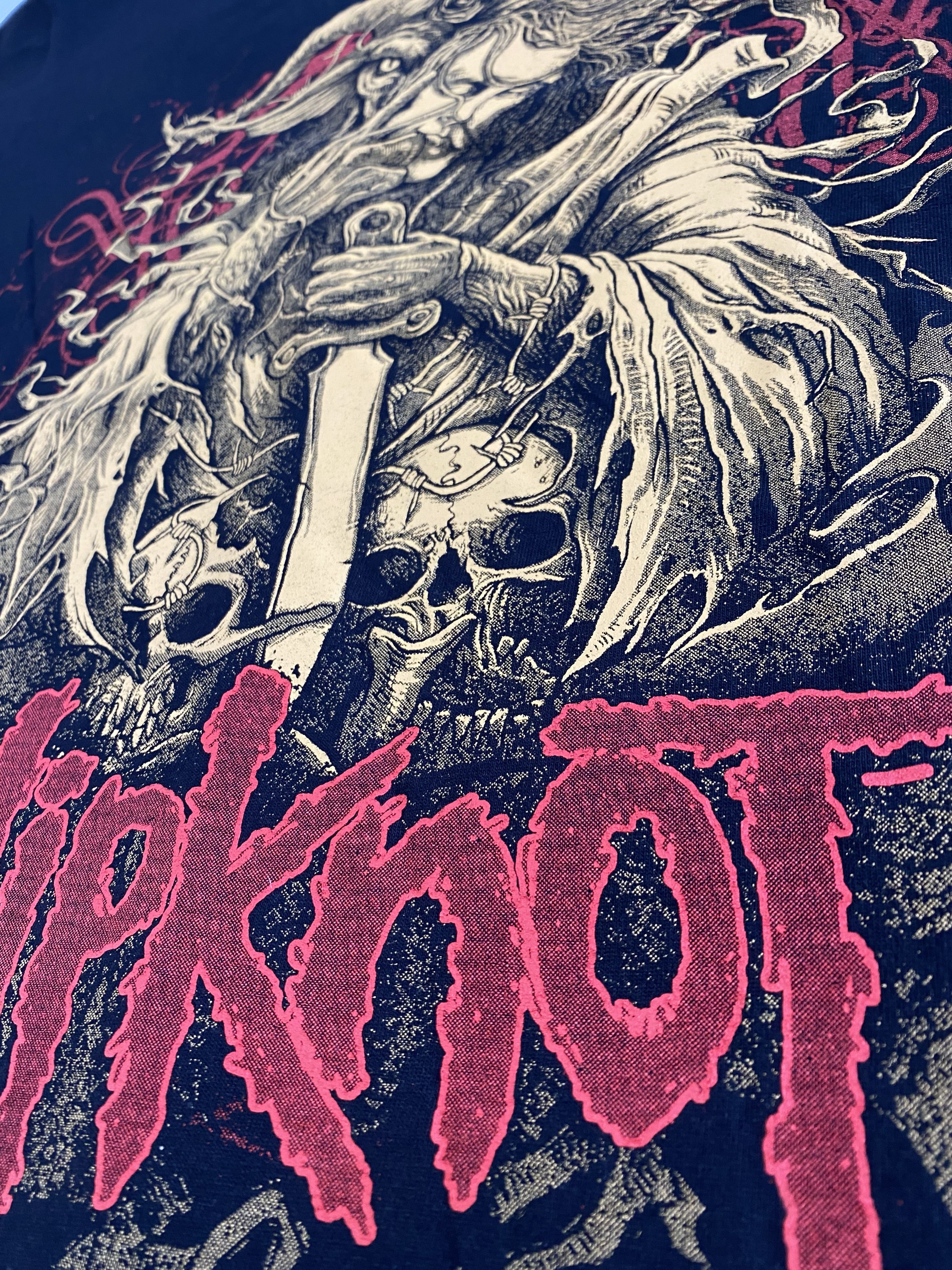 Band Tees Slipknot Graphic T-shirt Large Black Size US L / EU 52-54 / 3 - 3 Thumbnail