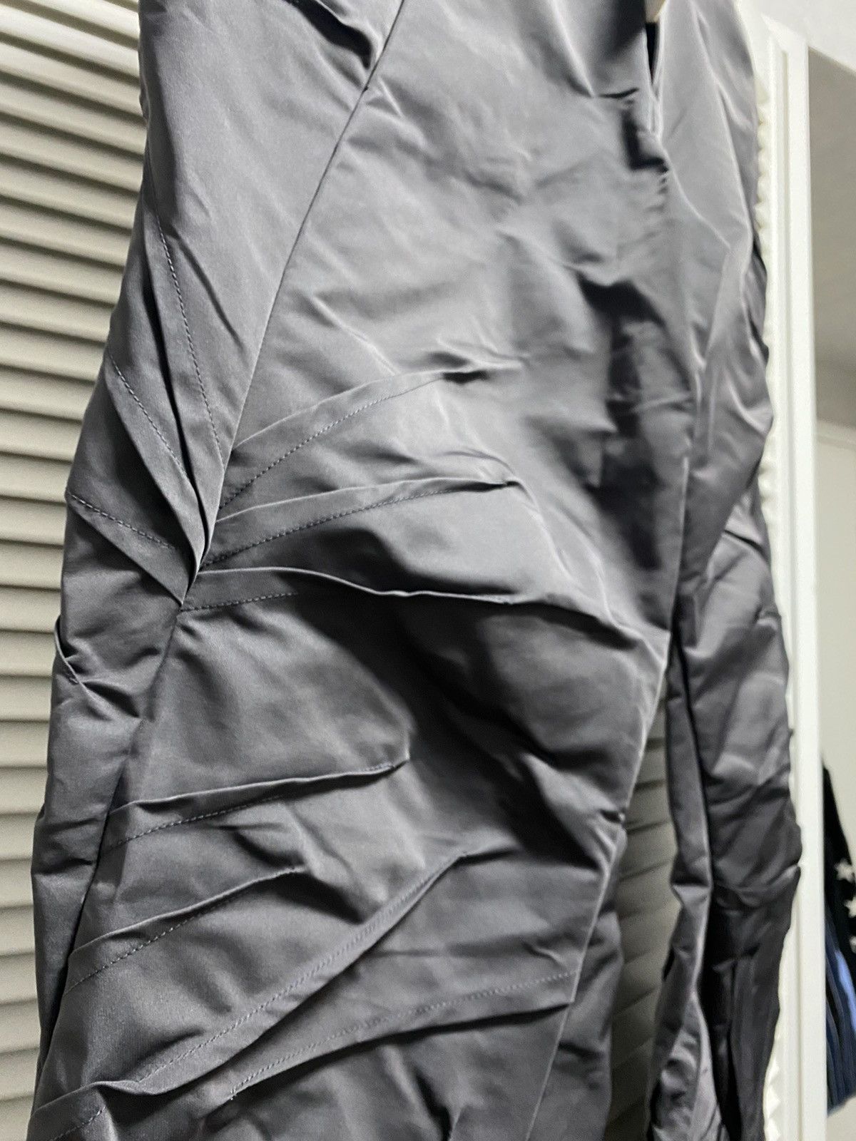 POST ARCHIVE FACTION (PAF) 4.0+ Left Straight-Leg Panelled Ruched Tech-Shell Pants Size US 33 - 3 Thumbnail